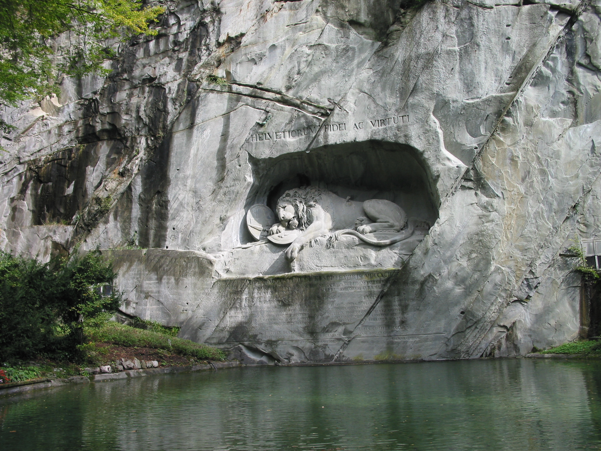 Europe Trip 2005 - Switzerland (Lucerne - The Lion Monument, Swiss Fondue, Scary Masks)
