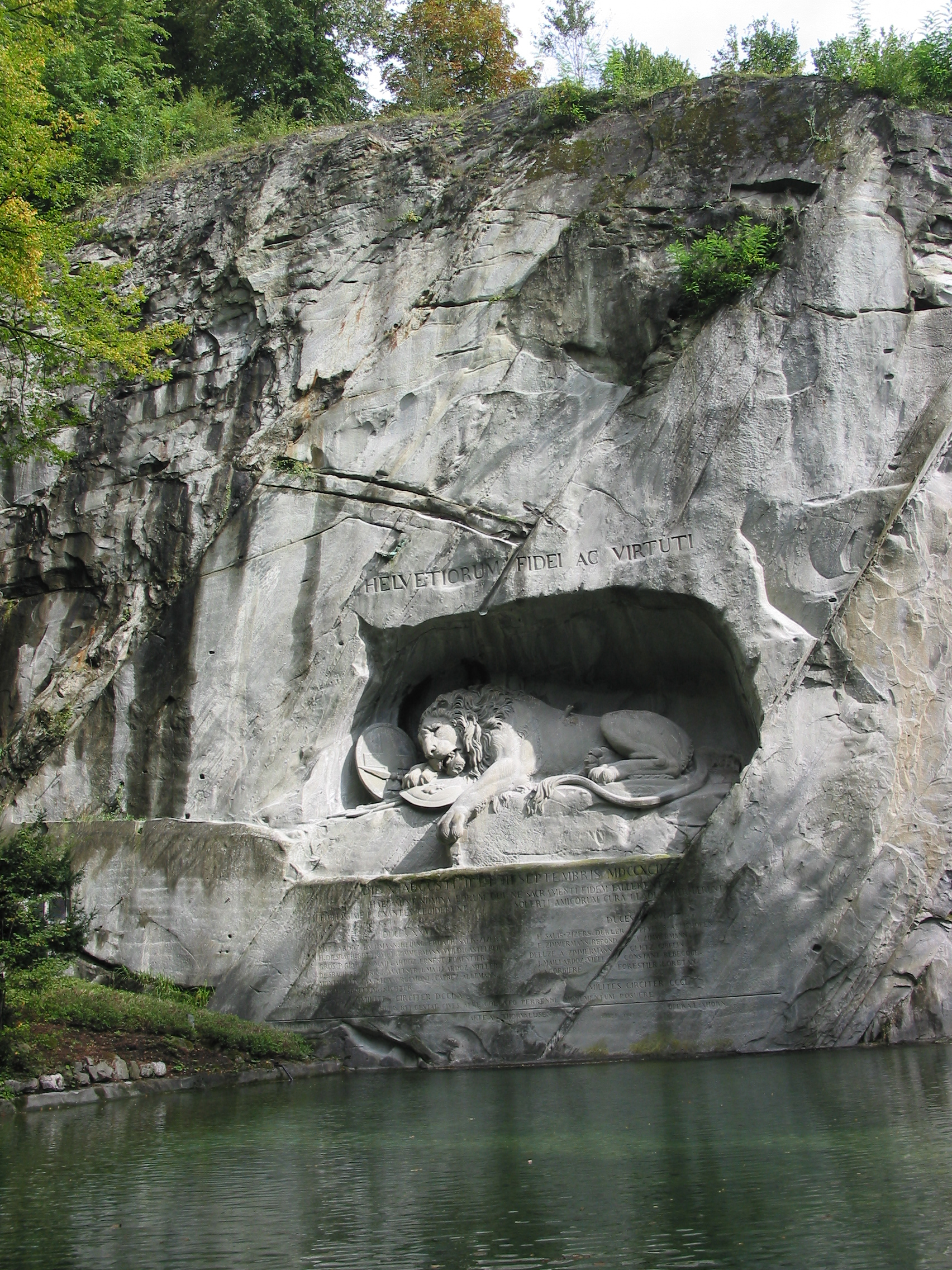 Europe Trip 2005 - Switzerland (Lucerne - The Lion Monument, Swiss Fondue, Scary Masks)