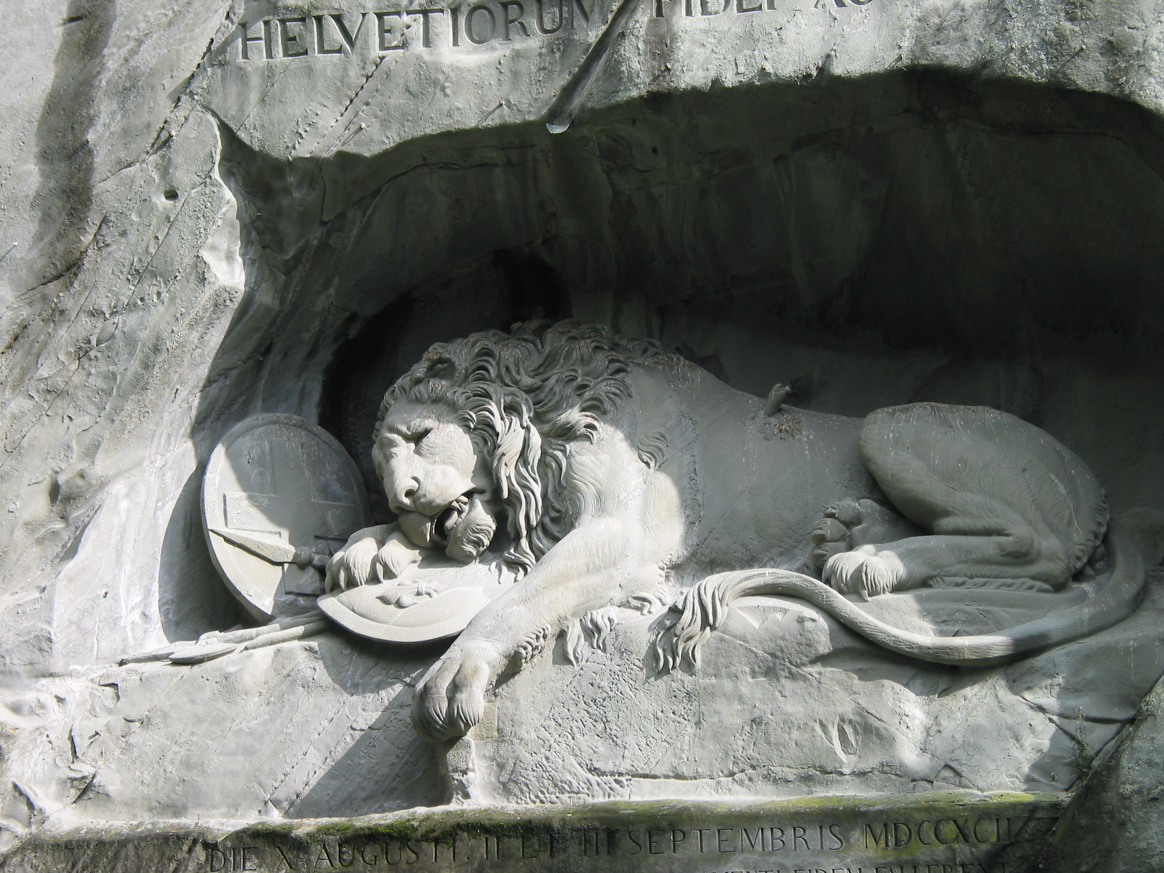 Europe Trip 2005 - Switzerland (Lucerne - The Lion Monument, Swiss Fondue, Scary Masks)