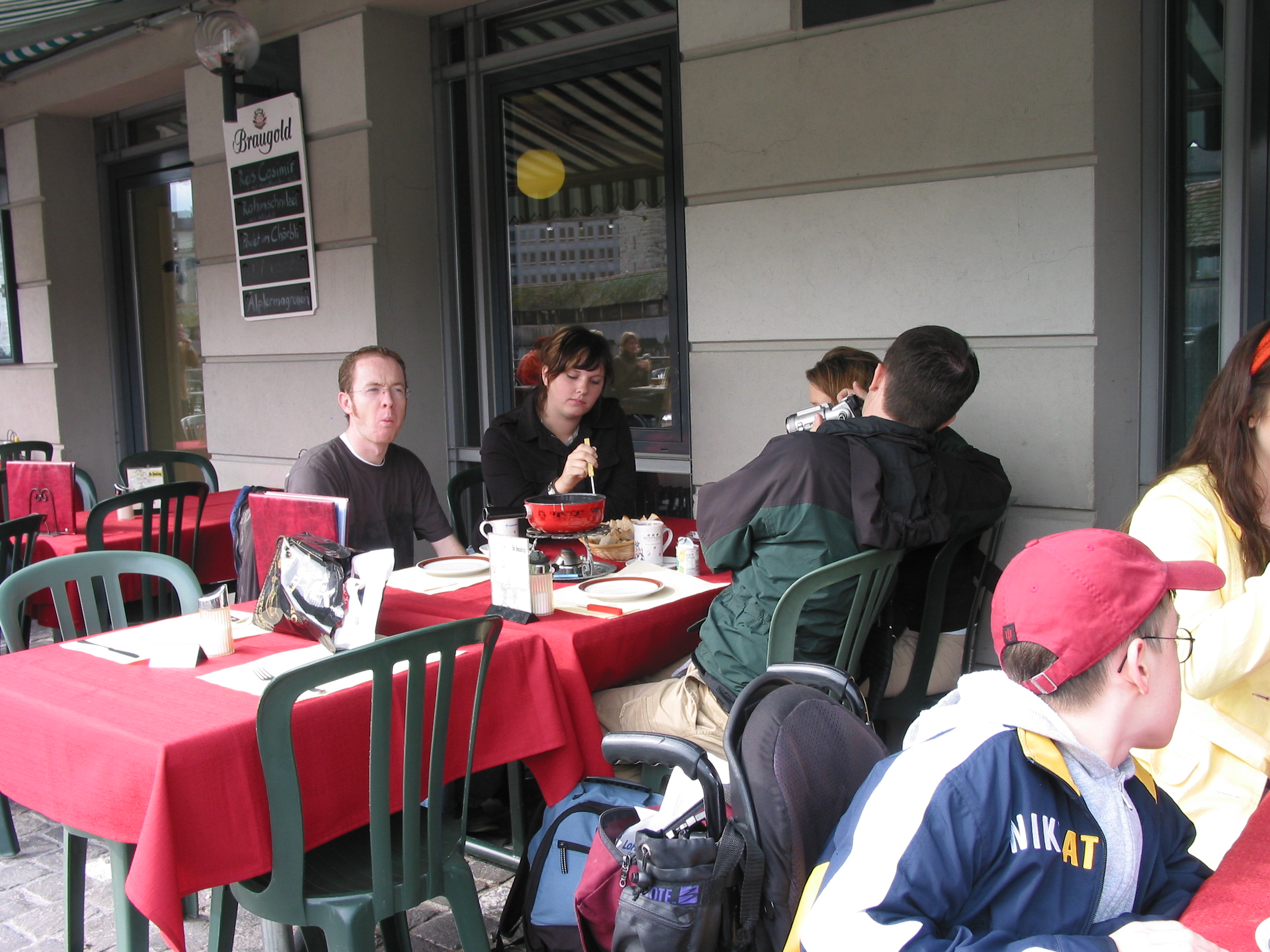 Europe Trip 2005 - Switzerland (Lucerne - The Lion Monument, Swiss Fondue, Scary Masks)