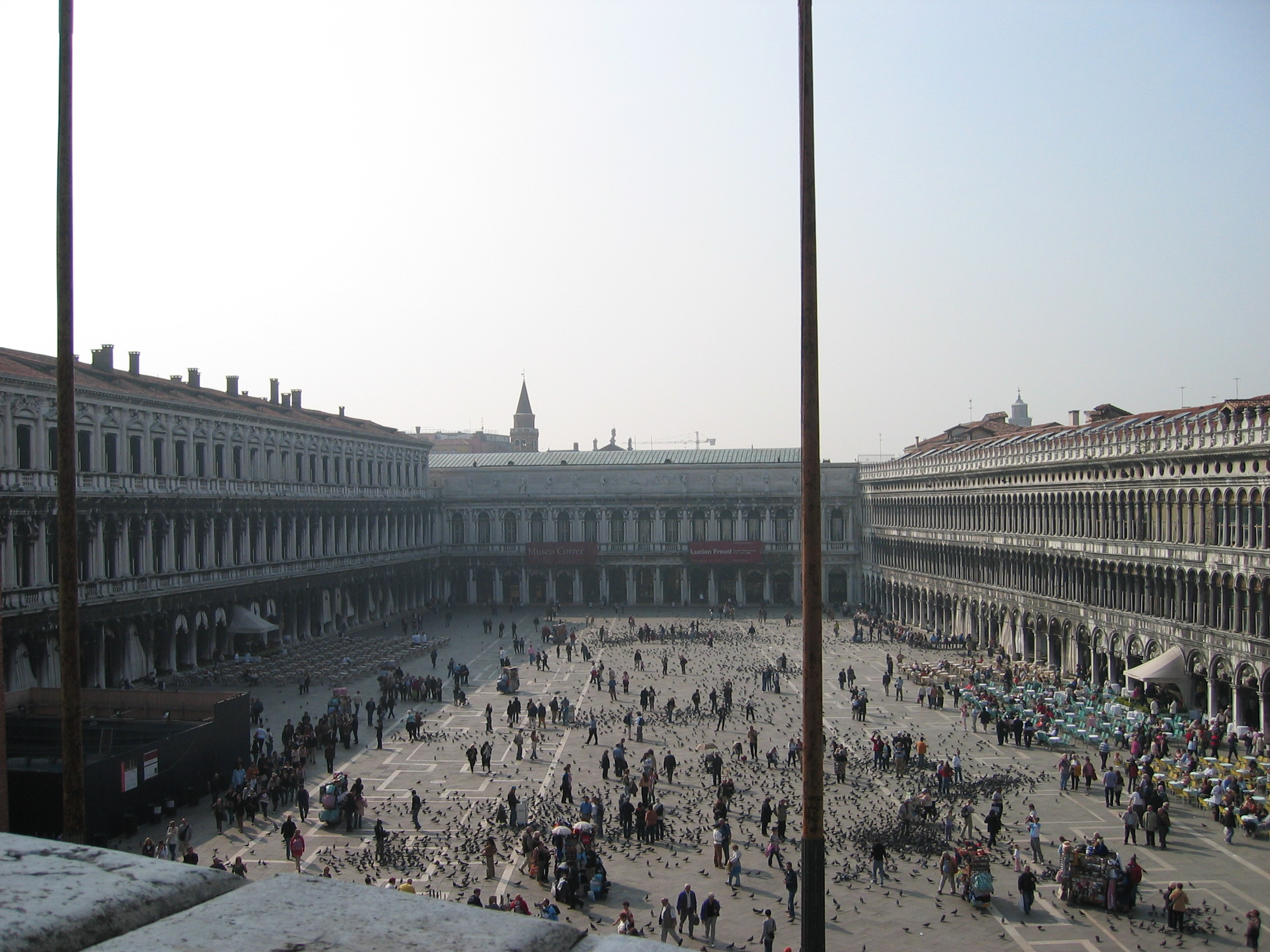 Europe Trip 2005 - Italy (Venice - Pigeons, St Mark's Basilica / Square / Clocktower, Gondola Ride, Gelato)