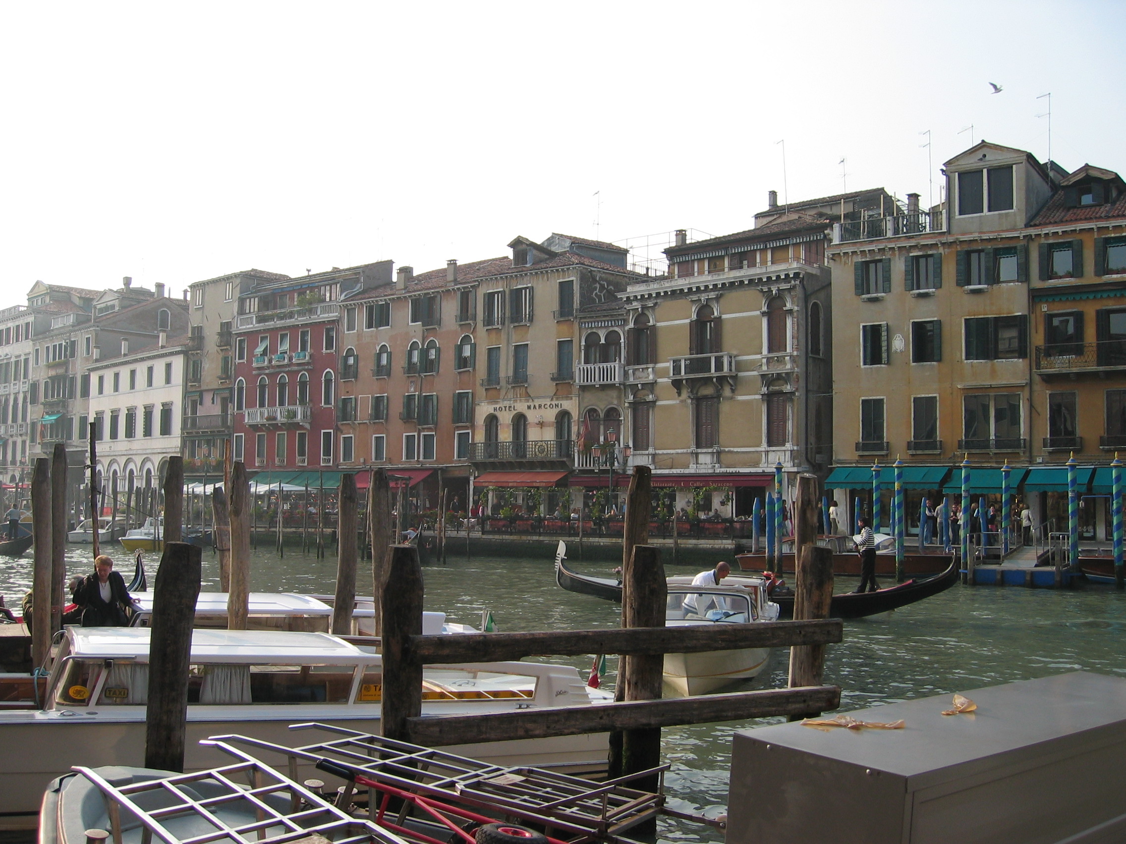 Europe Trip 2005 - Italy (Venice - Pigeons, St Mark's Basilica / Square / Clocktower, Gondola Ride, Gelato)