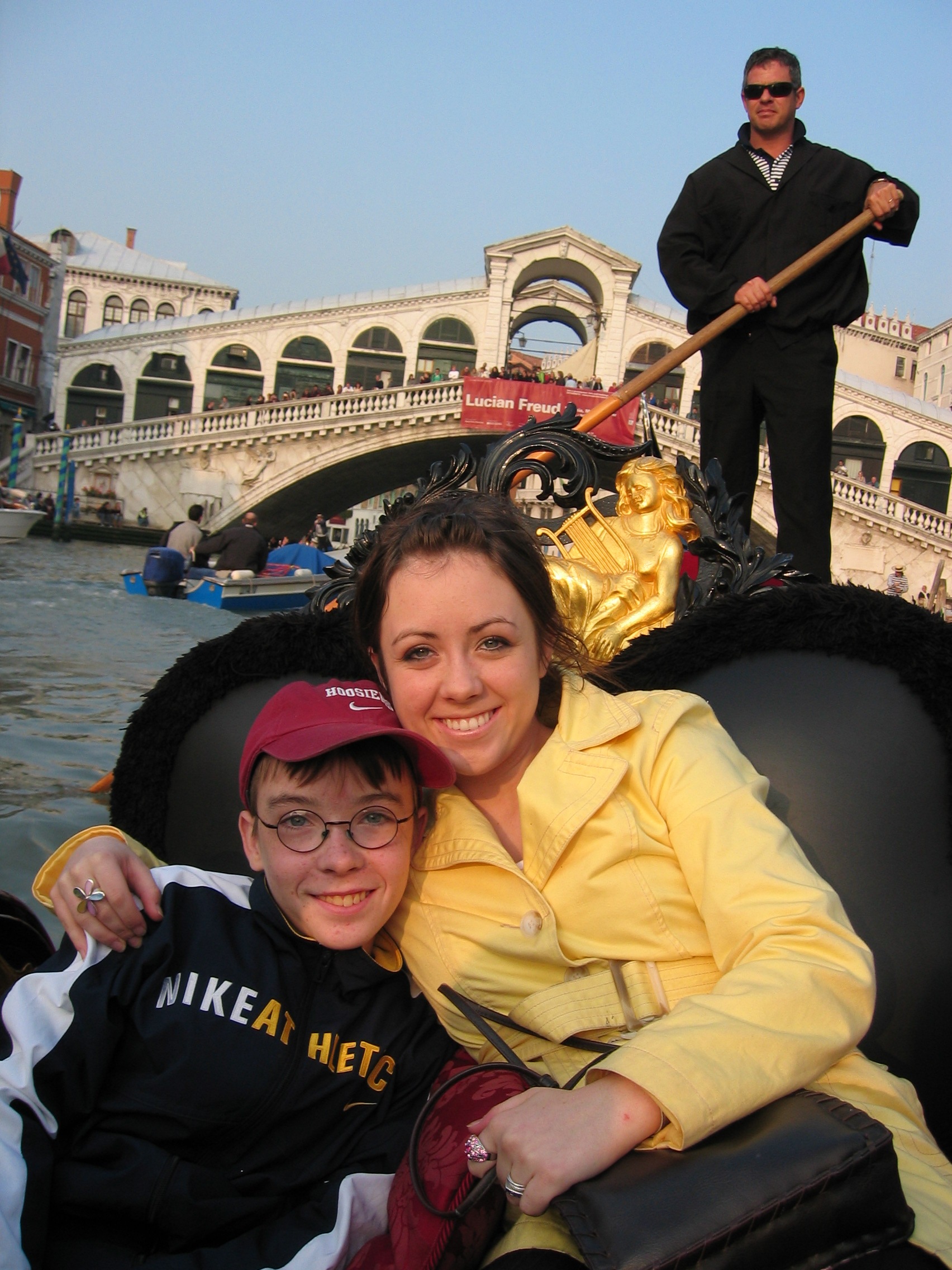 Europe Trip 2005 - Italy (Venice - Pigeons, St Mark's Basilica / Square / Clocktower, Gondola Ride, Gelato)