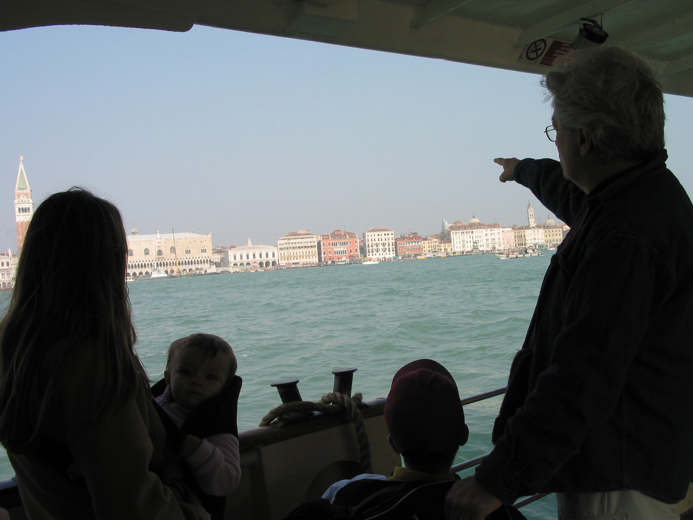 Europe Trip 2005 - Italy (Venice - Pigeons, St Mark's Basilica / Square / Clocktower, Gondola Ride, Gelato)