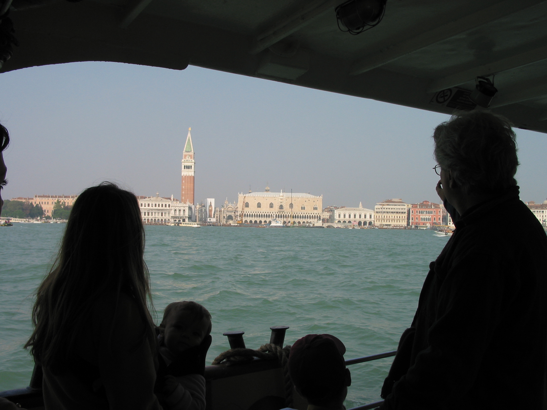 Europe Trip 2005 - Italy (Venice - Pigeons, St Mark's Basilica / Square / Clocktower, Gondola Ride, Gelato)