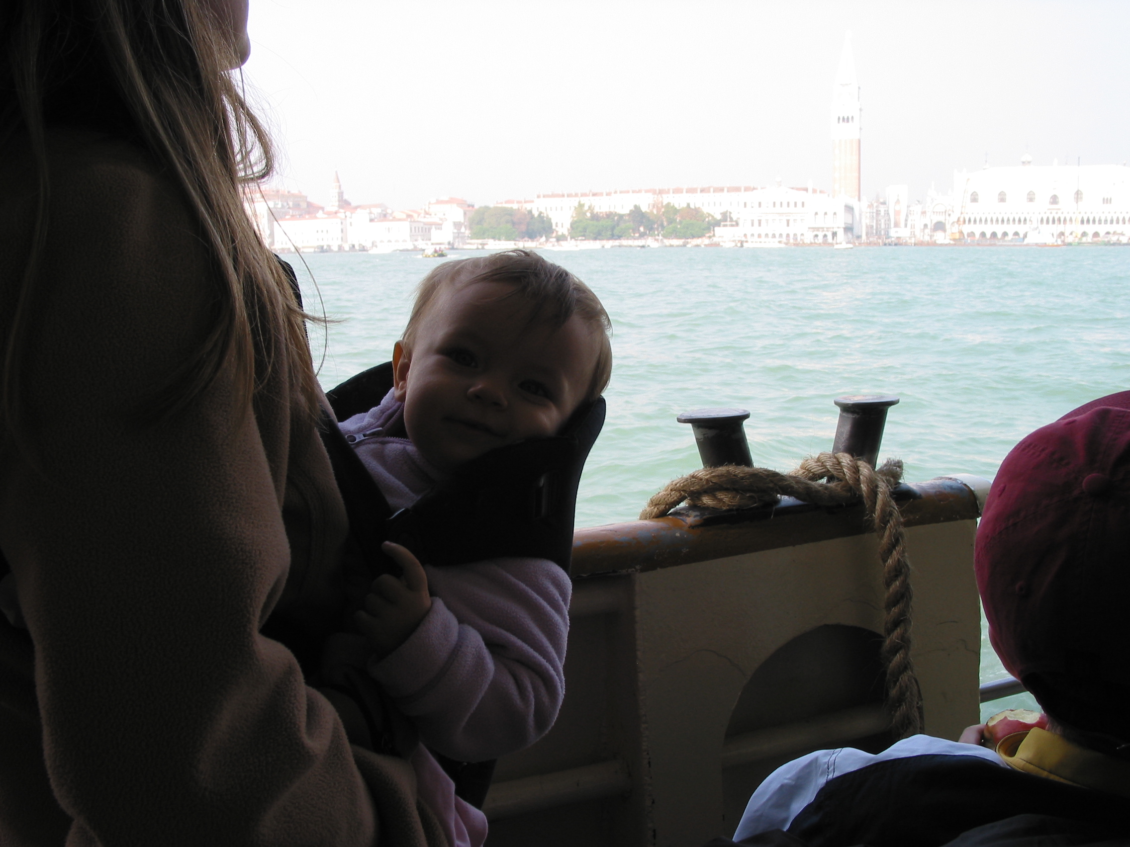 Europe Trip 2005 - Italy (Venice - Pigeons, St Mark's Basilica / Square / Clocktower, Gondola Ride, Gelato)
