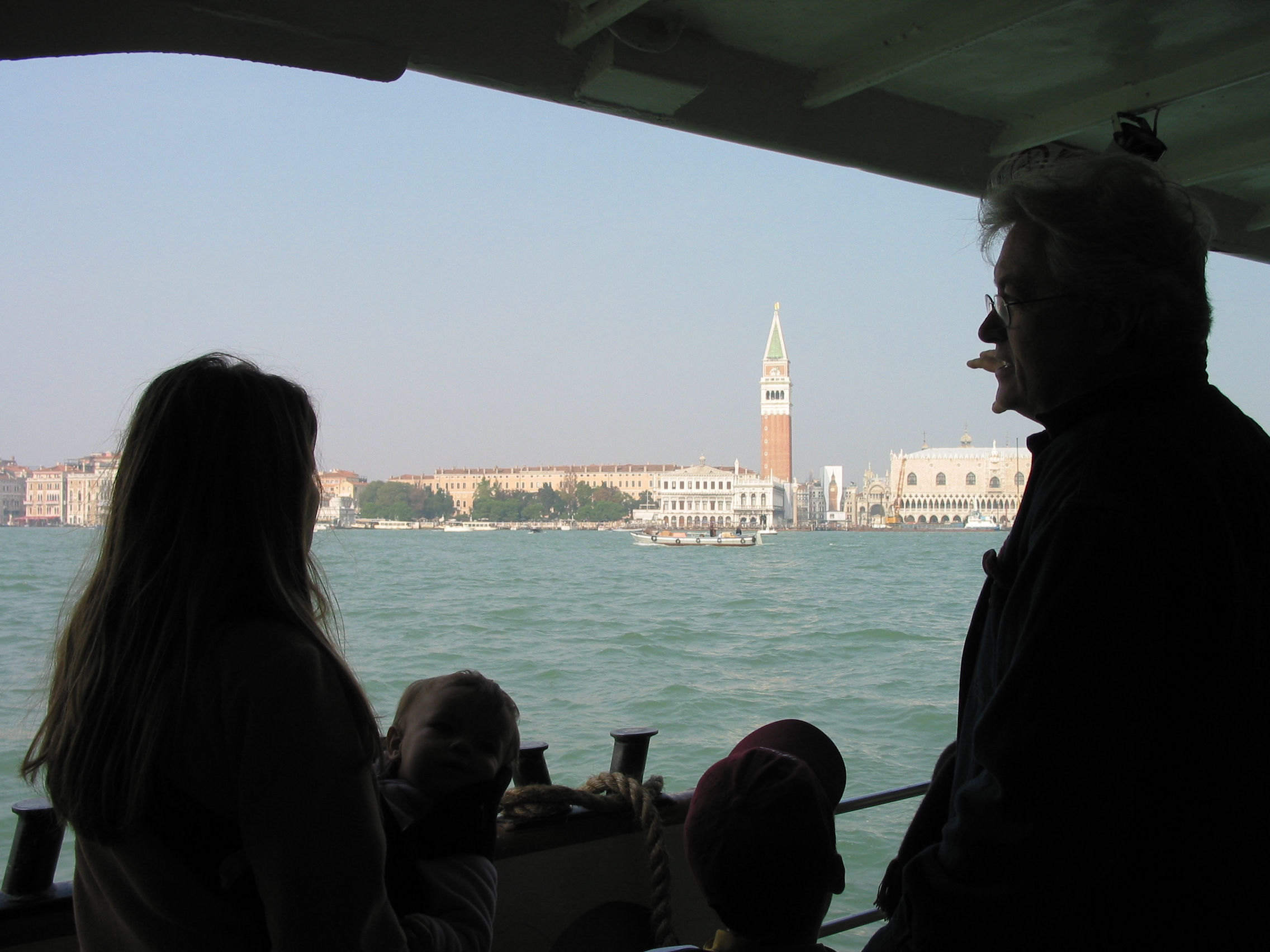 Europe Trip 2005 - Italy (Venice - Pigeons, St Mark's Basilica / Square / Clocktower, Gondola Ride, Gelato)