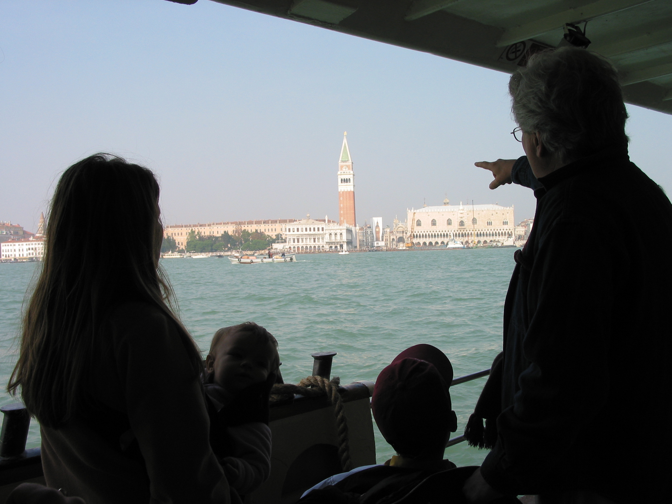 Europe Trip 2005 - Italy (Venice - Pigeons, St Mark's Basilica / Square / Clocktower, Gondola Ride, Gelato)