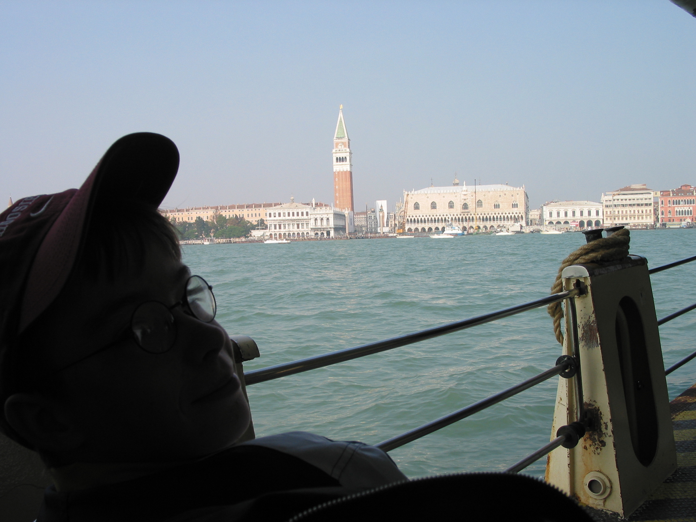 Europe Trip 2005 - Italy (Venice - Pigeons, St Mark's Basilica / Square / Clocktower, Gondola Ride, Gelato)