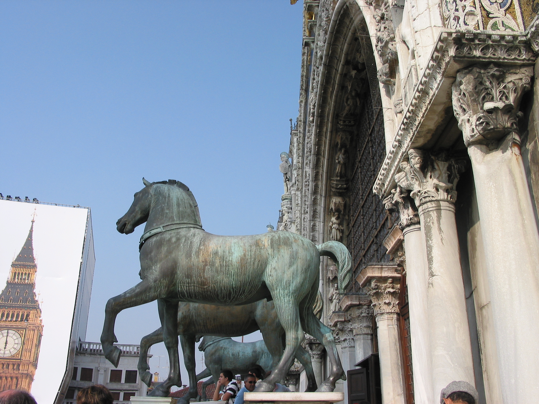 Europe Trip 2005 - Italy (Venice - Pigeons, St Mark's Basilica / Square / Clocktower, Gondola Ride, Gelato)