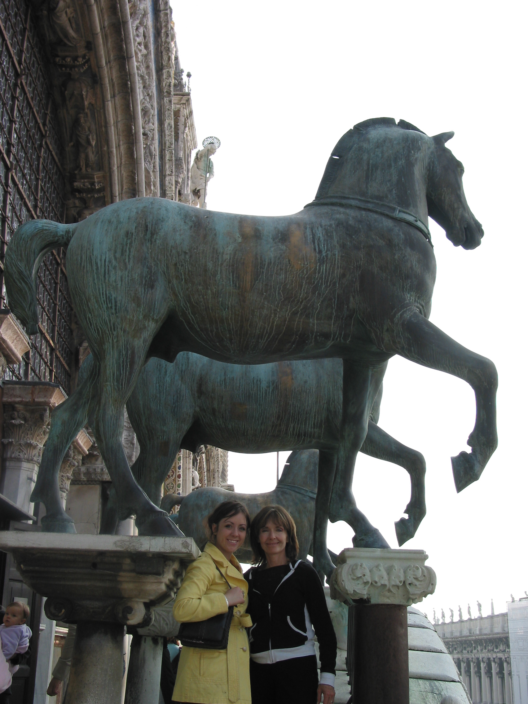 Europe Trip 2005 - Italy (Venice - Pigeons, St Mark's Basilica / Square / Clocktower, Gondola Ride, Gelato)