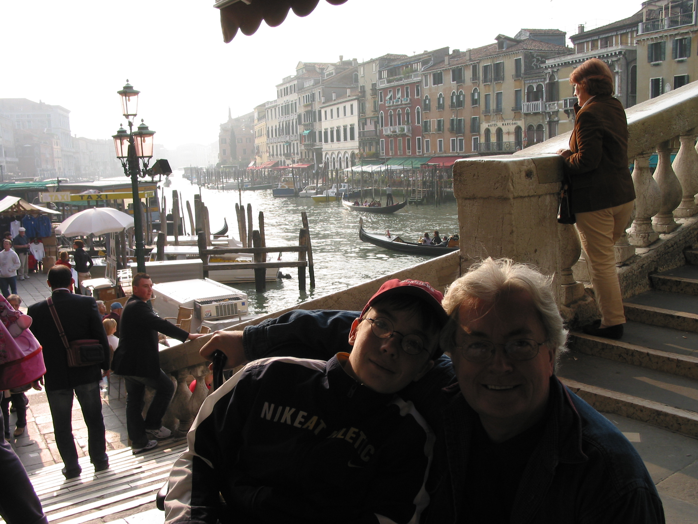 Europe Trip 2005 - Italy (Venice - Pigeons, St Mark's Basilica / Square / Clocktower, Gondola Ride, Gelato)