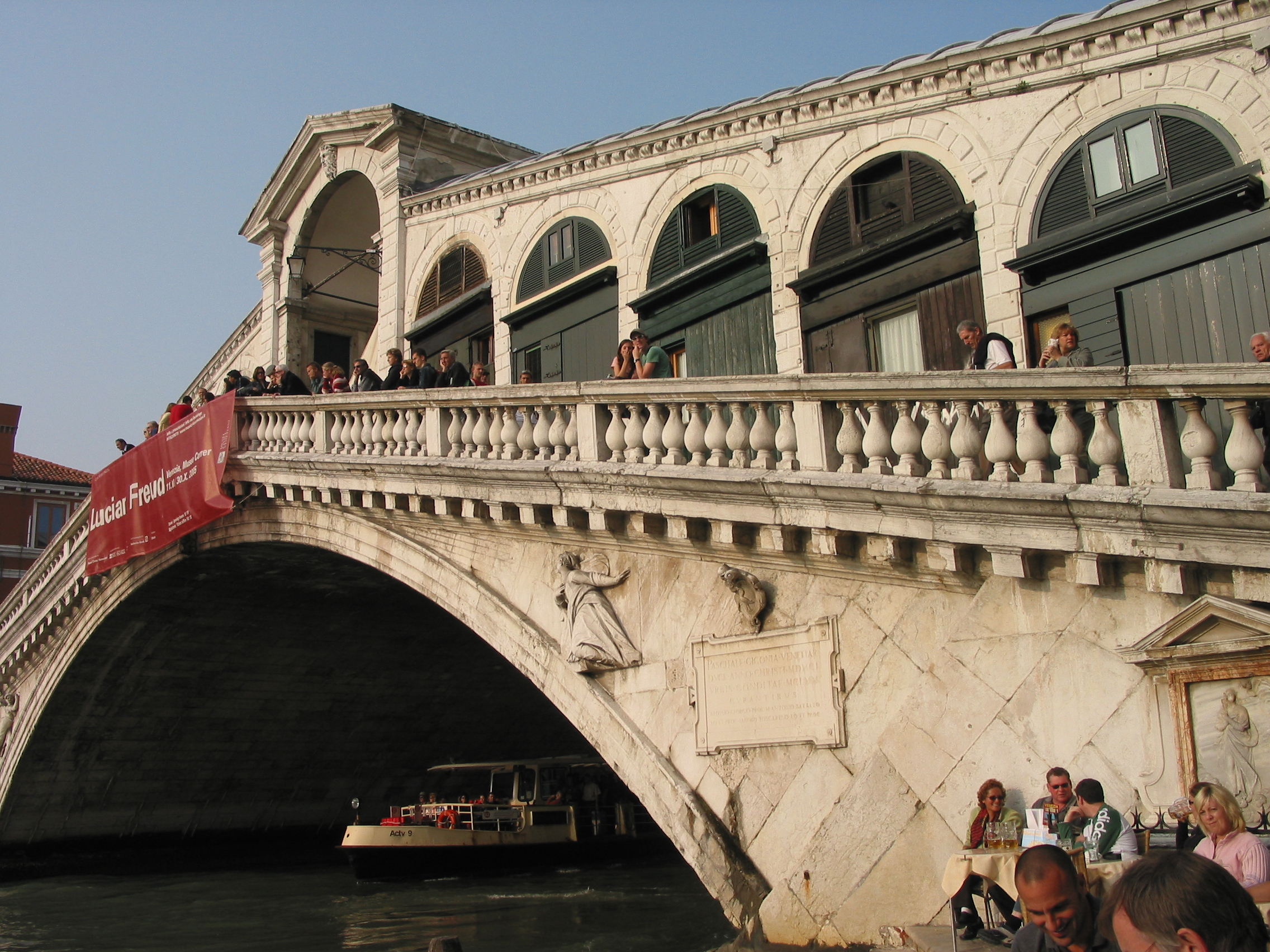 Europe Trip 2005 - Italy (Venice - Pigeons, St Mark's Basilica / Square / Clocktower, Gondola Ride, Gelato)