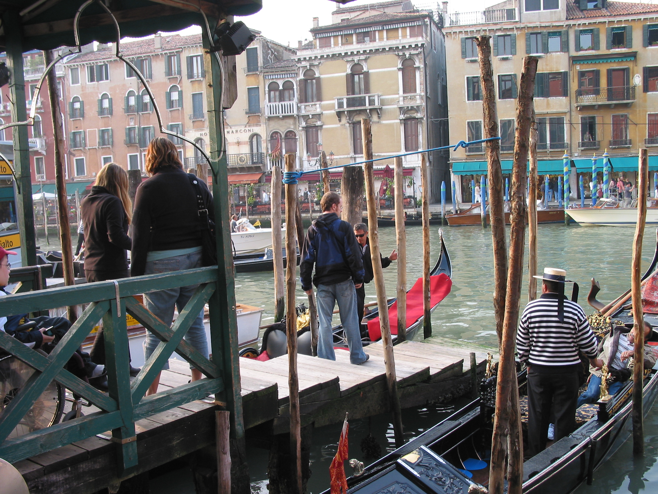 Europe Trip 2005 - Italy (Venice - Pigeons, St Mark's Basilica / Square / Clocktower, Gondola Ride, Gelato)