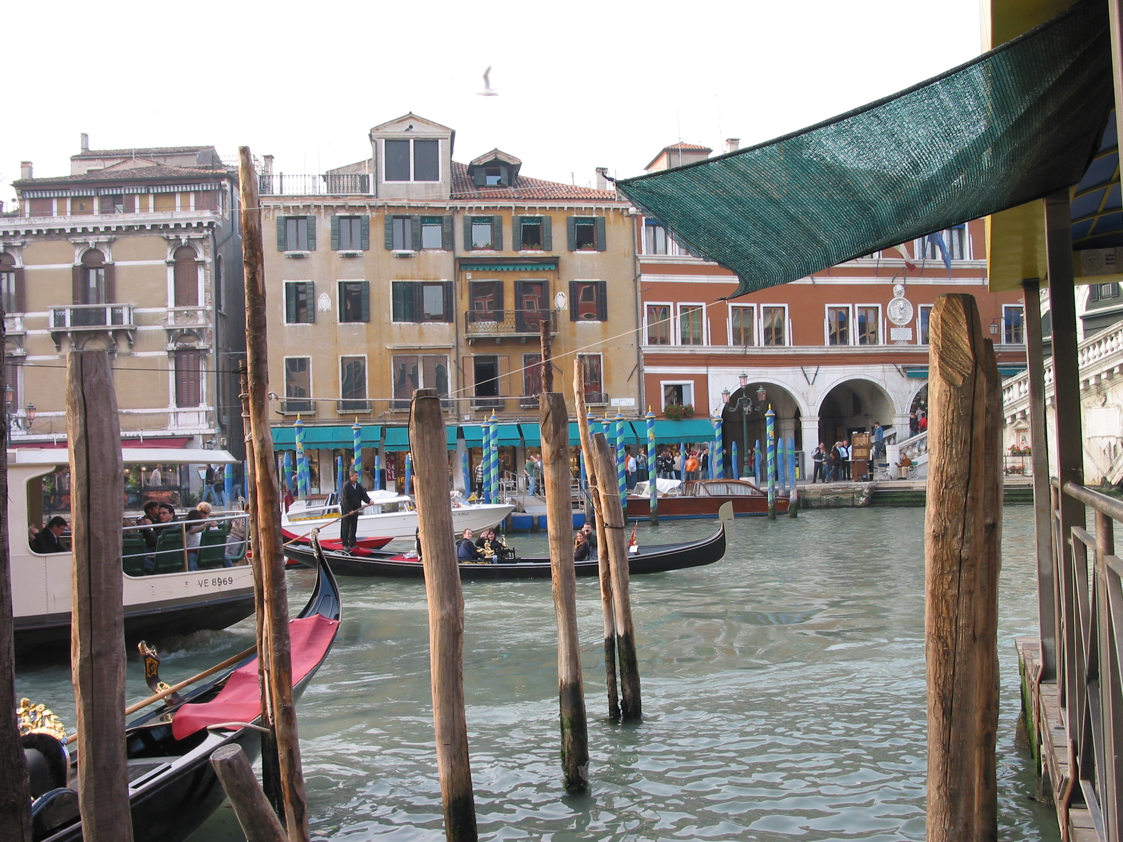 Europe Trip 2005 - Italy (Venice - Pigeons, St Mark's Basilica / Square / Clocktower, Gondola Ride, Gelato)
