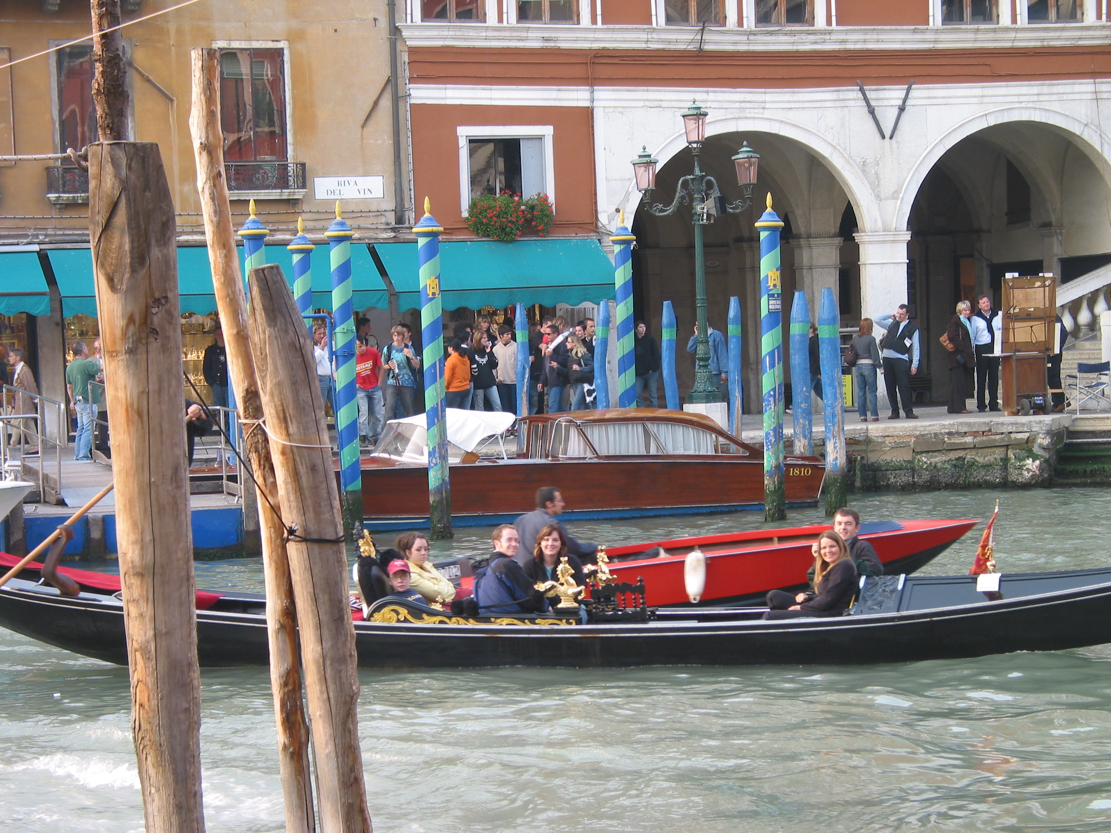 Europe Trip 2005 - Italy (Venice - Pigeons, St Mark's Basilica / Square / Clocktower, Gondola Ride, Gelato)