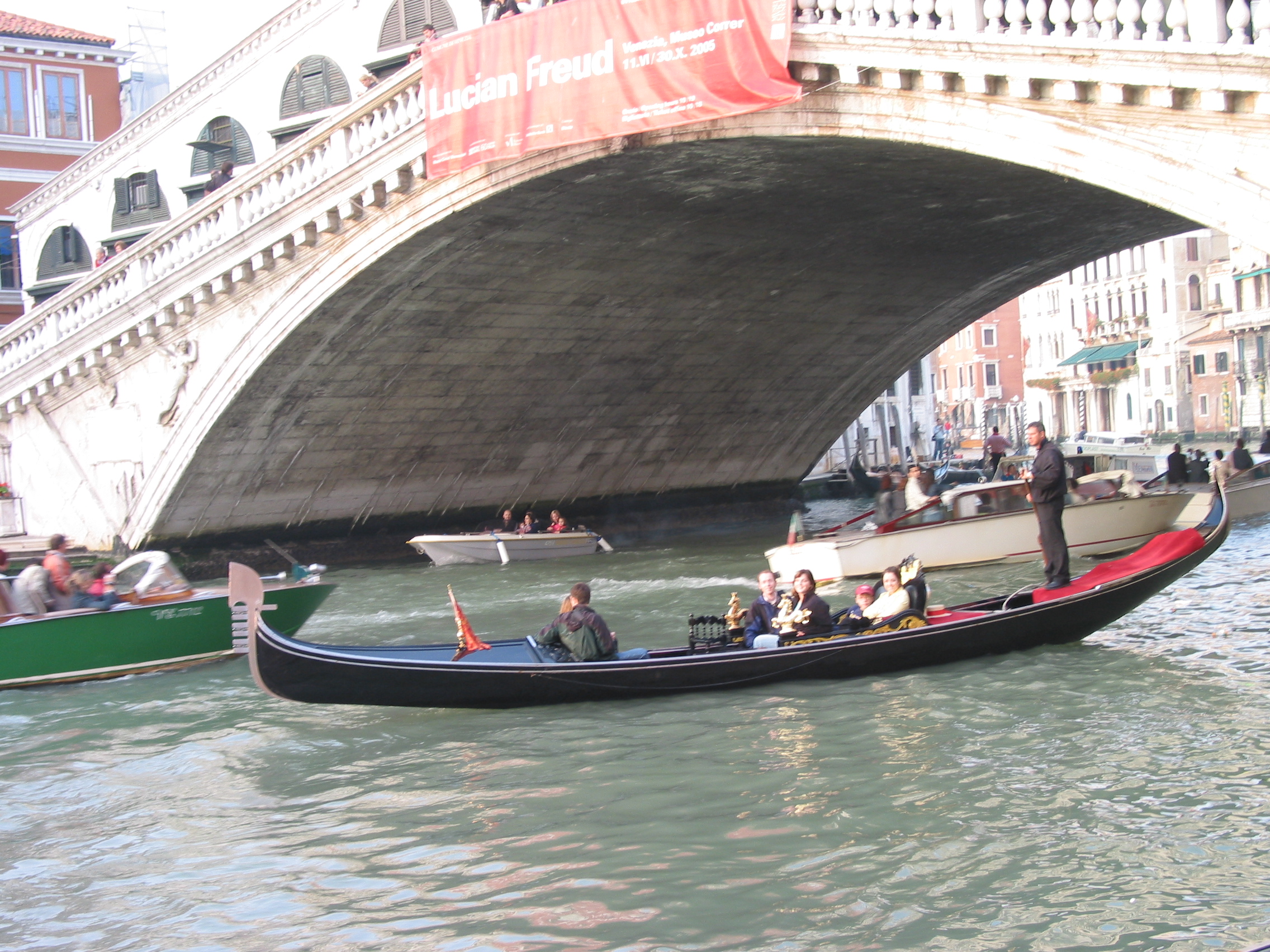 Europe Trip 2005 - Italy (Venice - Pigeons, St Mark's Basilica / Square / Clocktower, Gondola Ride, Gelato)