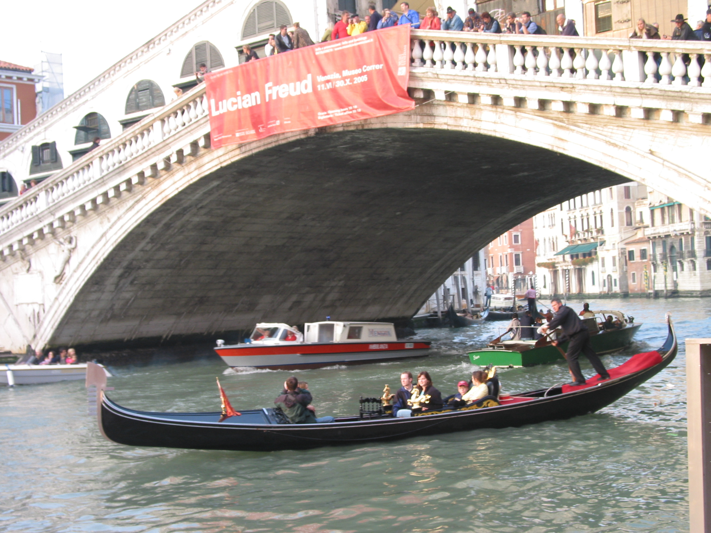 Europe Trip 2005 - Italy (Venice - Pigeons, St Mark's Basilica / Square / Clocktower, Gondola Ride, Gelato)