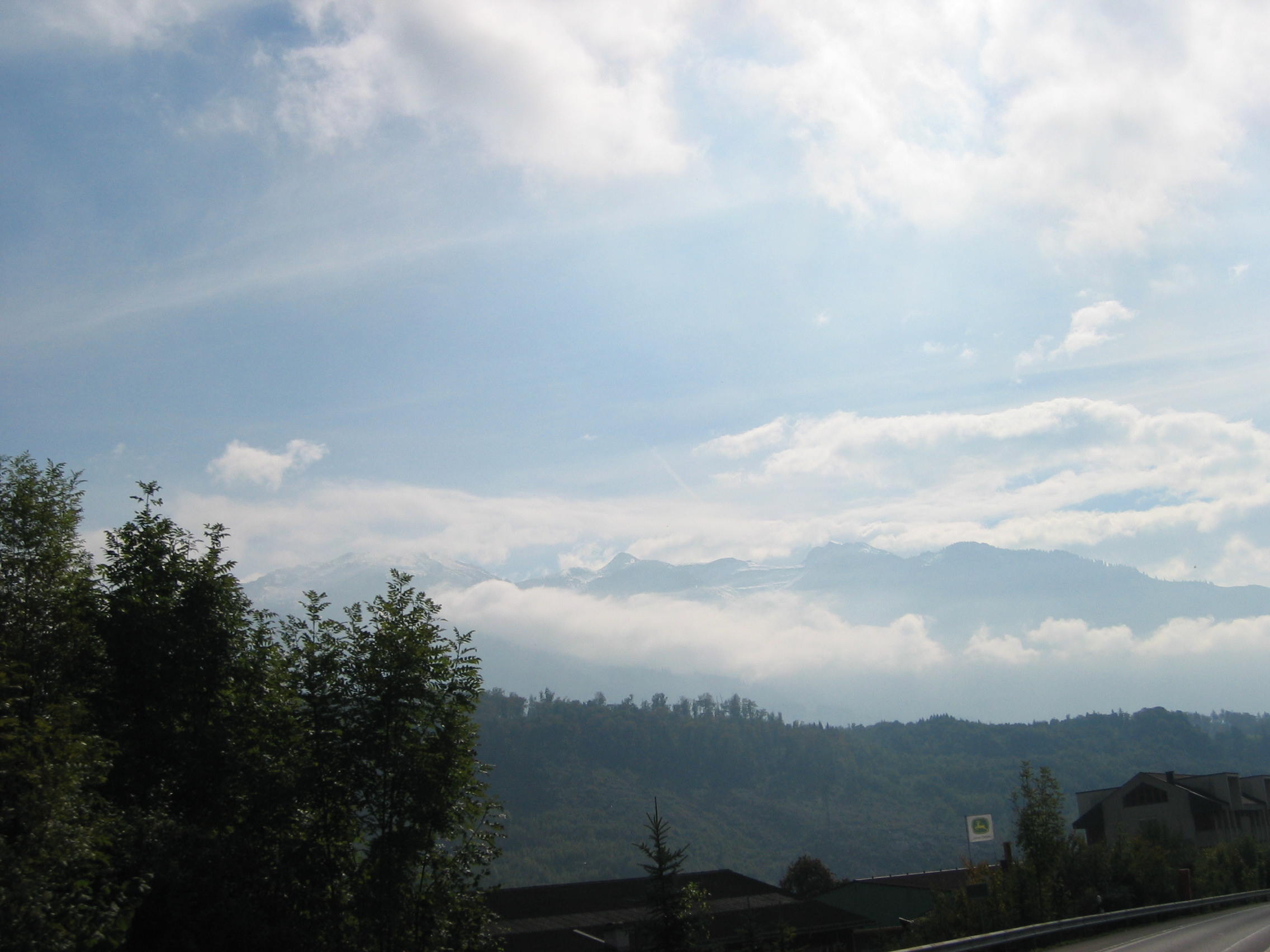 Europe Trip 2005 - Switzerland (Driving into the Alps)