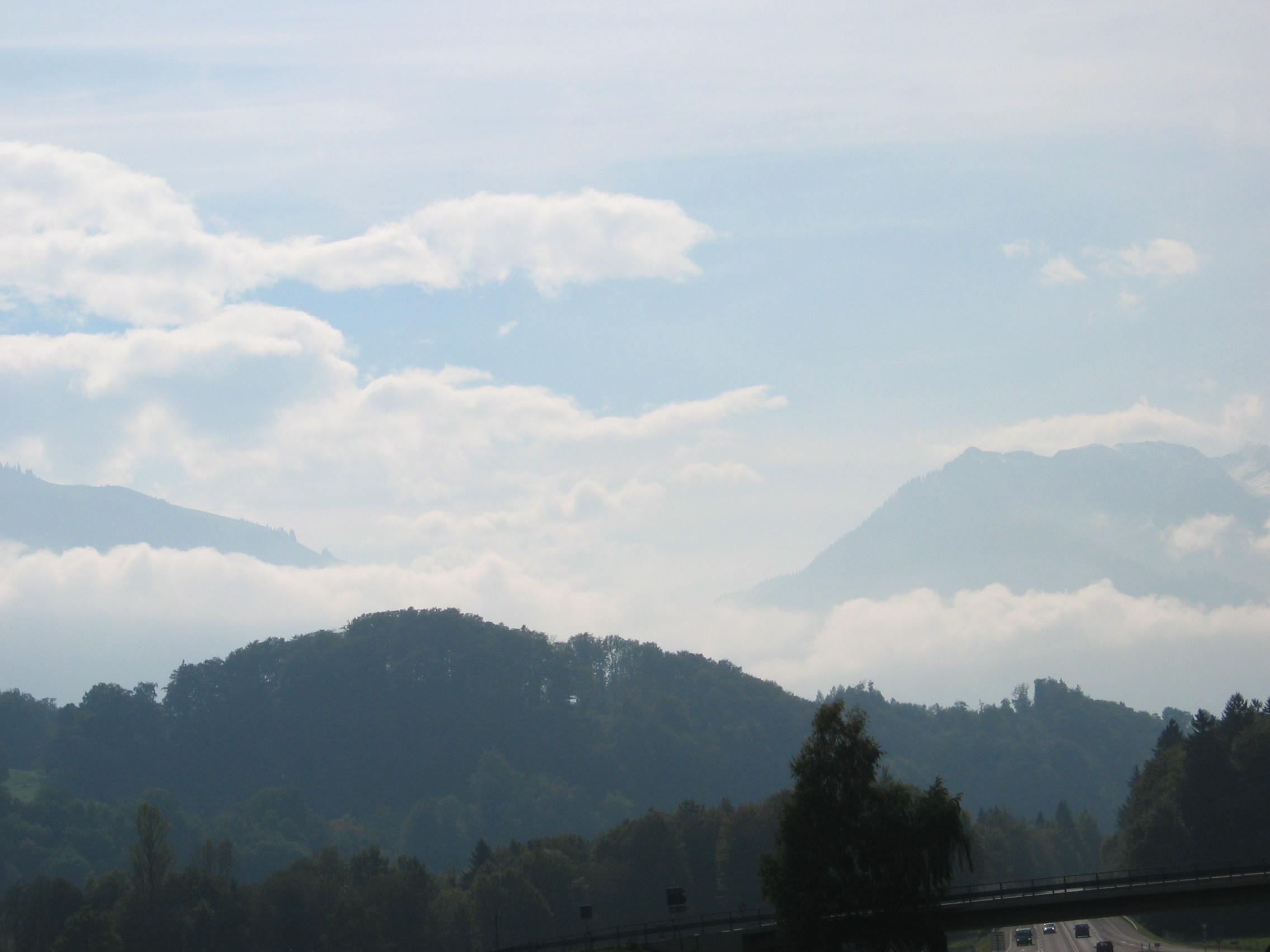 Europe Trip 2005 - Switzerland (Driving into the Alps)