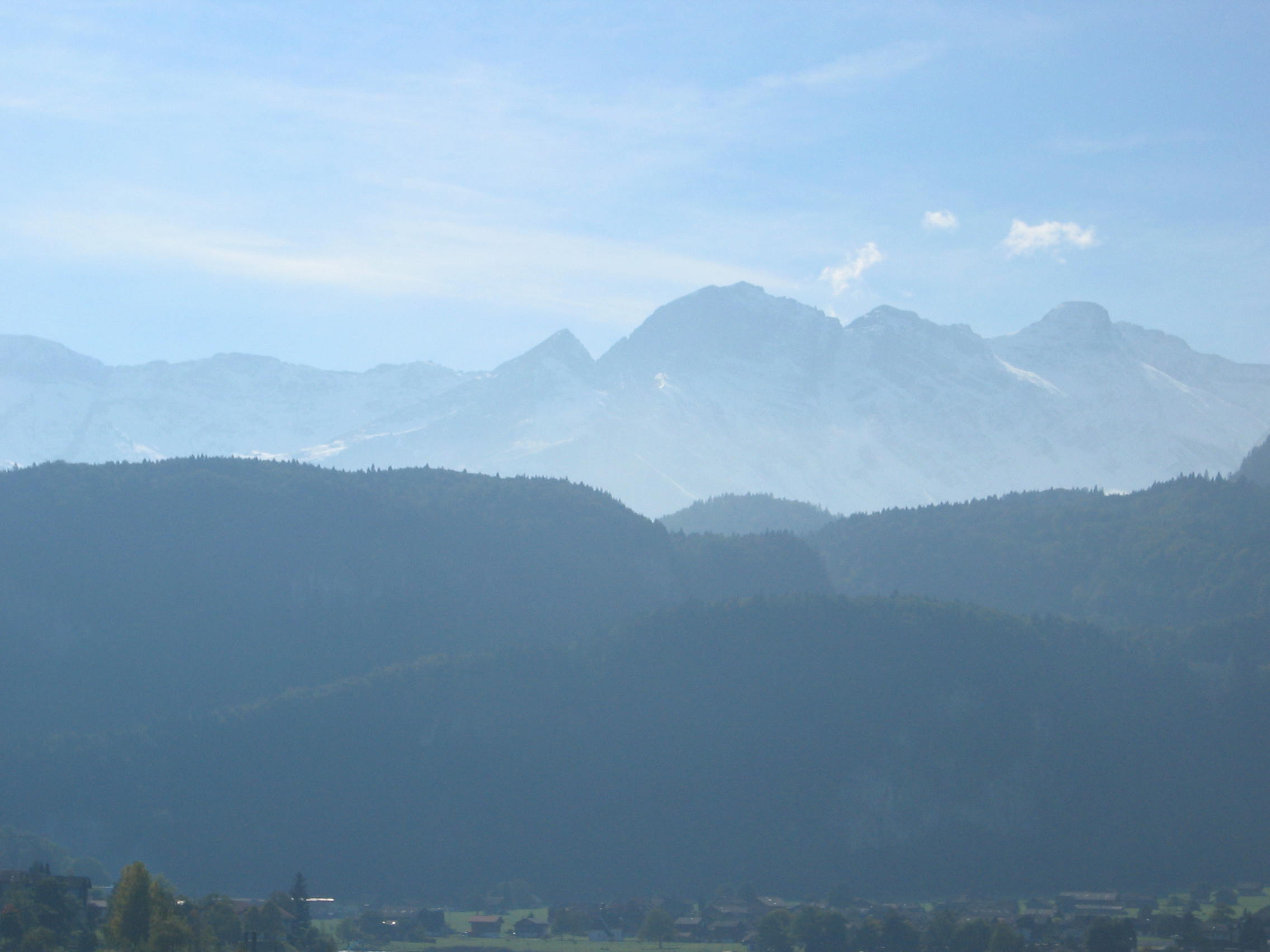 Europe Trip 2005 - Switzerland (Driving into the Alps)