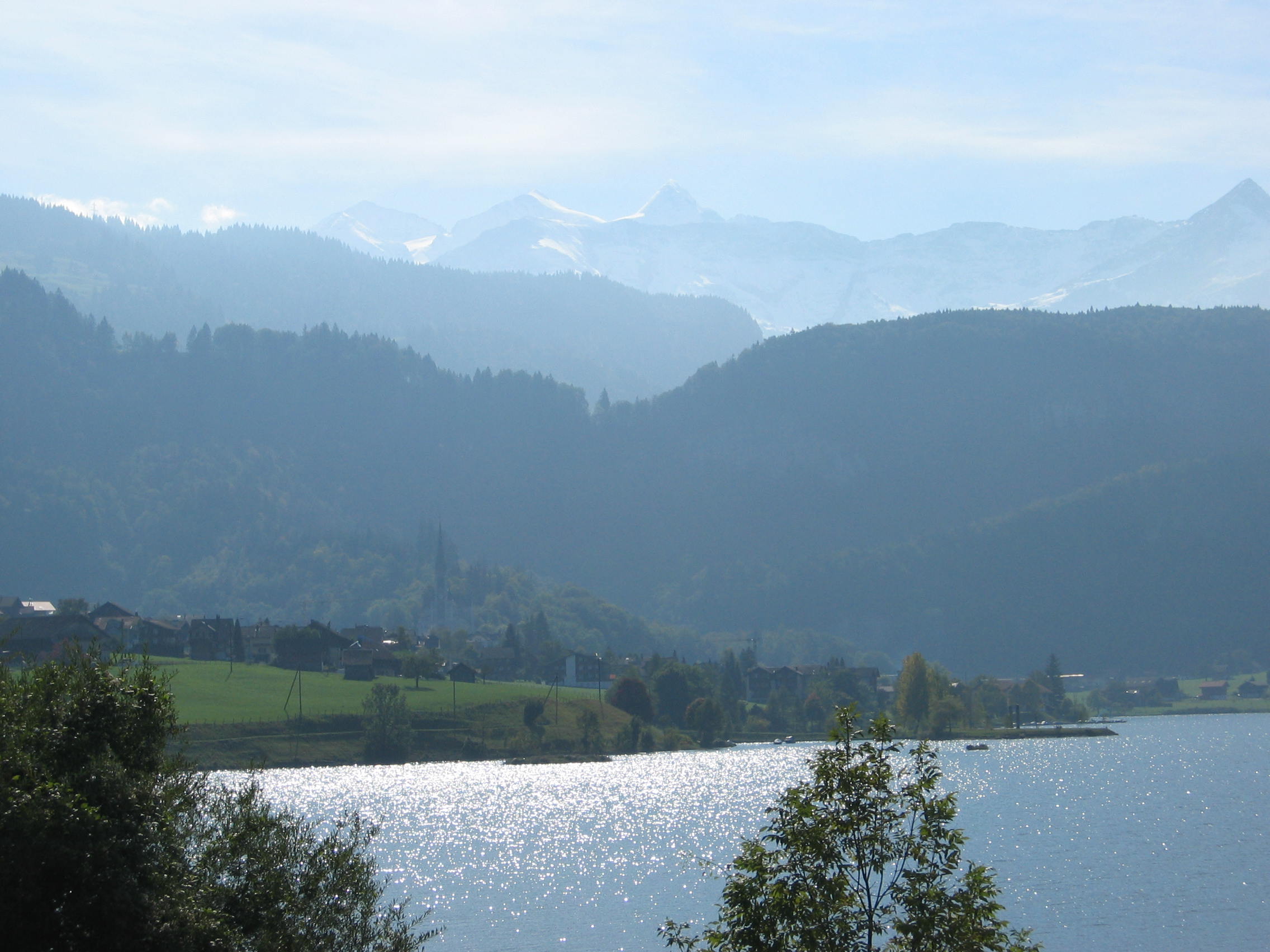 Europe Trip 2005 - Switzerland (Driving into the Alps)