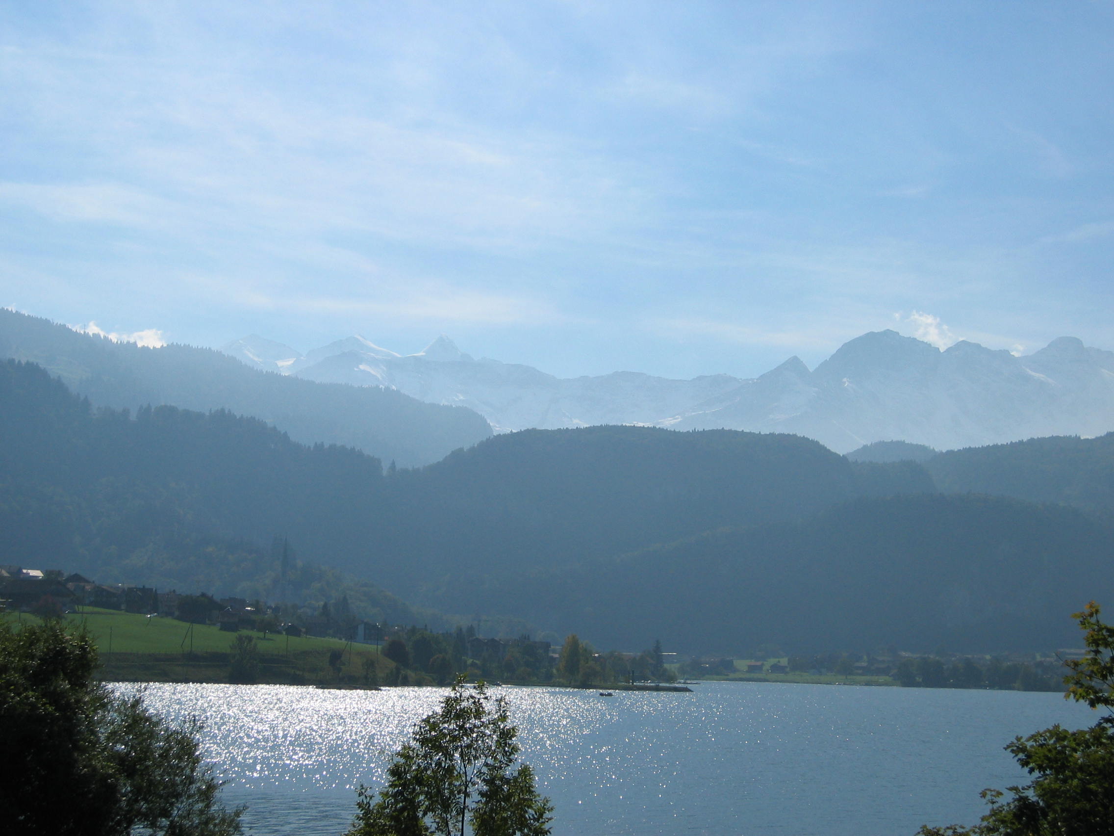 Europe Trip 2005 - Switzerland (Driving into the Alps)