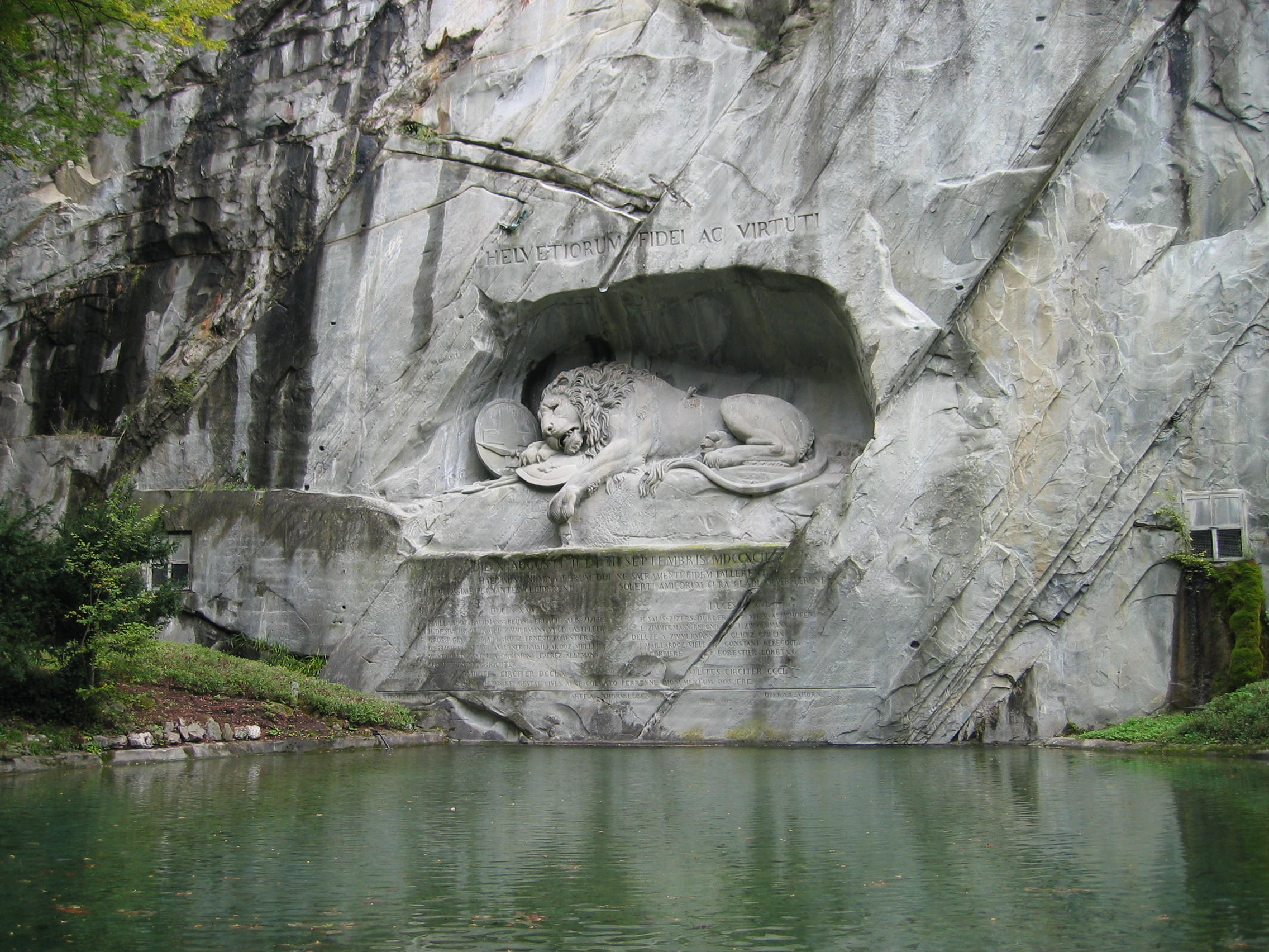 Europe Trip 2005 - Switzerland (Lucerne - The Lion Monument, Swiss Fondue, Scary Masks)