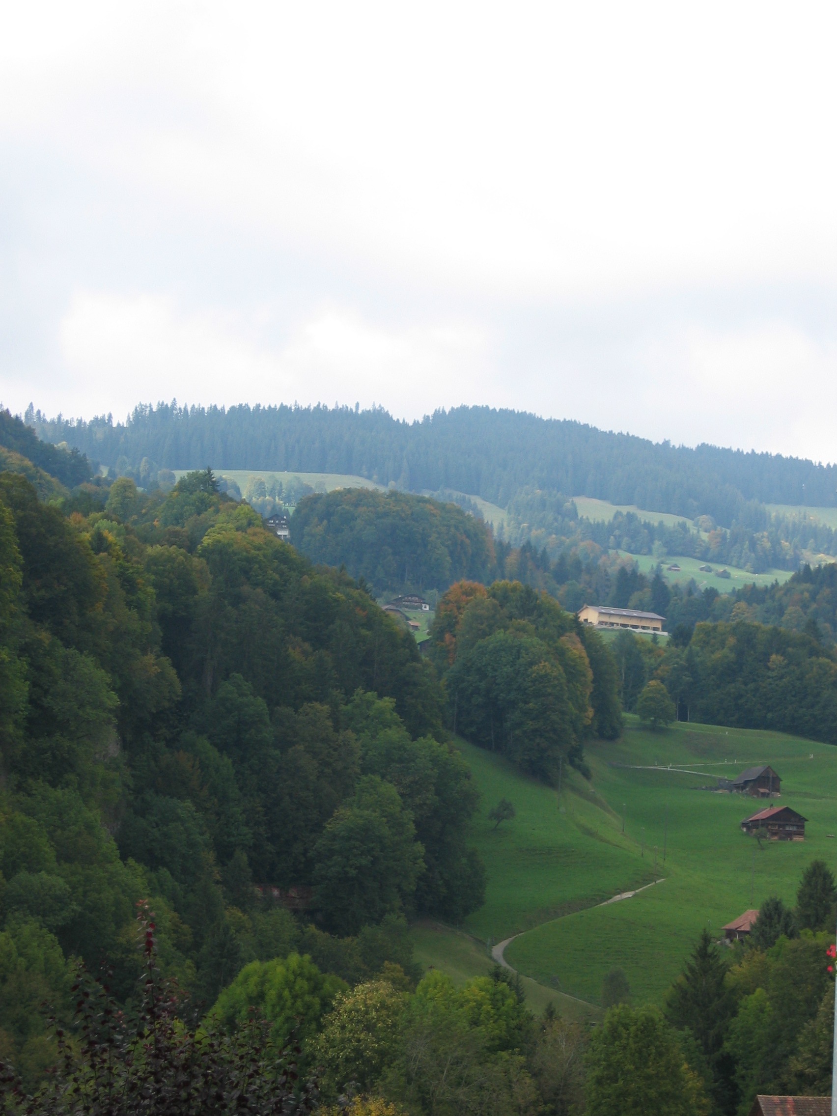Europe Trip 2005 - Switzerland (Sigisvil - Lodge in the Alps, Swiss Cow Bells, Waterfall Hike, German Potato Salad, Spaetzle)