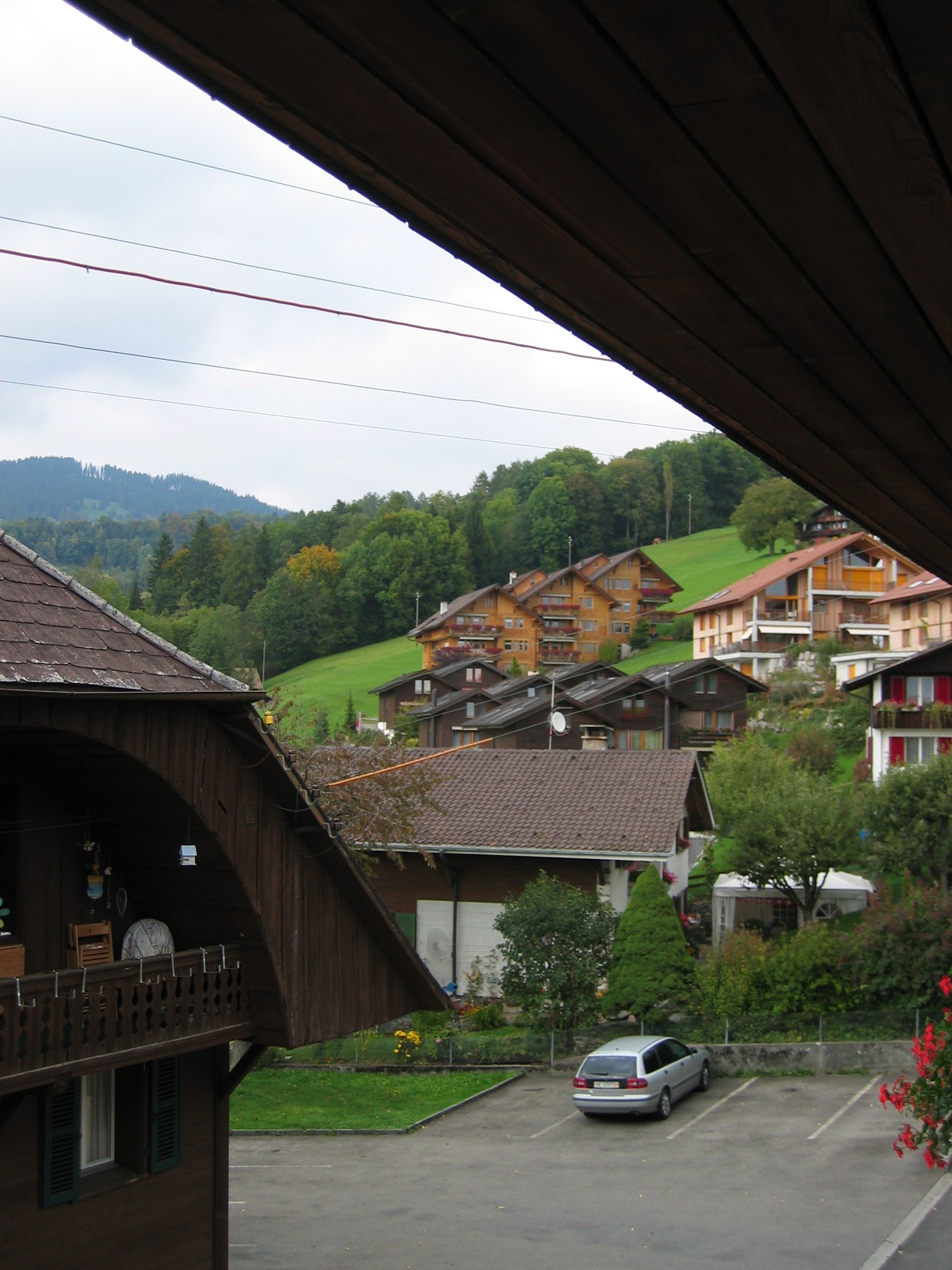 Europe Trip 2005 - Switzerland (Sigisvil - Lodge in the Alps, Swiss Cow Bells, Waterfall Hike, German Potato Salad, Spaetzle)