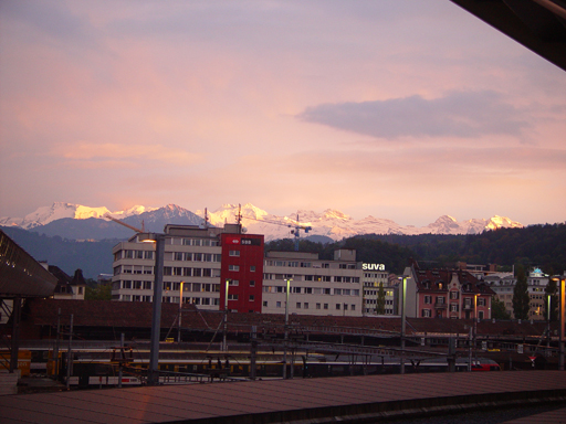 Europe Trip 2005 - Switzerland (Lucerne - View of The Alps, Wiener Schnitzel, Yodeling, Alphorns)