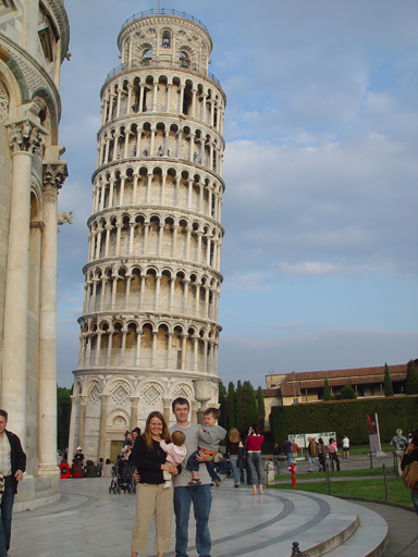 Europe Trip 2005 - Italy (Pistoia - Villa de Fiori, Itallian Pasta, The Leaning Tower of Pisa)