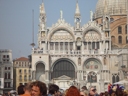 Europe Trip 2005 - Italy (Venice - Pigeons, St Mark's Basilica / Square / Clocktower, Gondola Ride, Gelato)