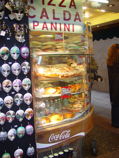 Europe Trip 2005 - Italy (Venice - Pigeons, St Mark's Basilica / Square / Clocktower, Gondola Ride, Gelato)