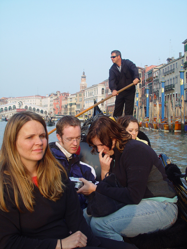 Europe Trip 2005 - Italy (Venice - Pigeons, St Mark's Basilica / Square / Clocktower, Gondola Ride, Gelato)