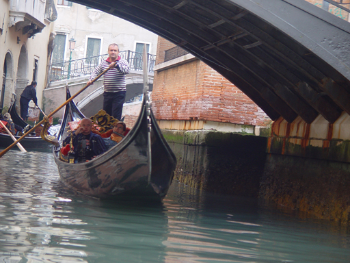 Europe Trip 2005 - Italy (Venice - Pigeons, St Mark's Basilica / Square / Clocktower, Gondola Ride, Gelato)