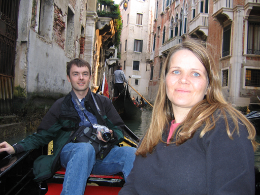 Europe Trip 2005 - Italy (Venice - Pigeons, St Mark's Basilica / Square / Clocktower, Gondola Ride, Gelato)