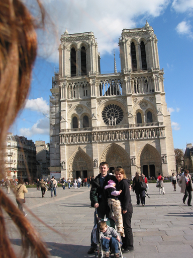 Europe Trip 2005 - France (Paris - Louvre Museum, Notre Dame de Paris, The Crazy Dancing Man)