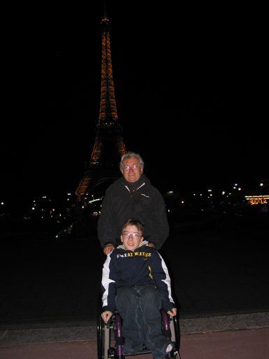 Europe Trip 2005 - France (Paris - The Eiffel Tower at Night, Night Cruise on the River Seine, Drive to Switzerland)