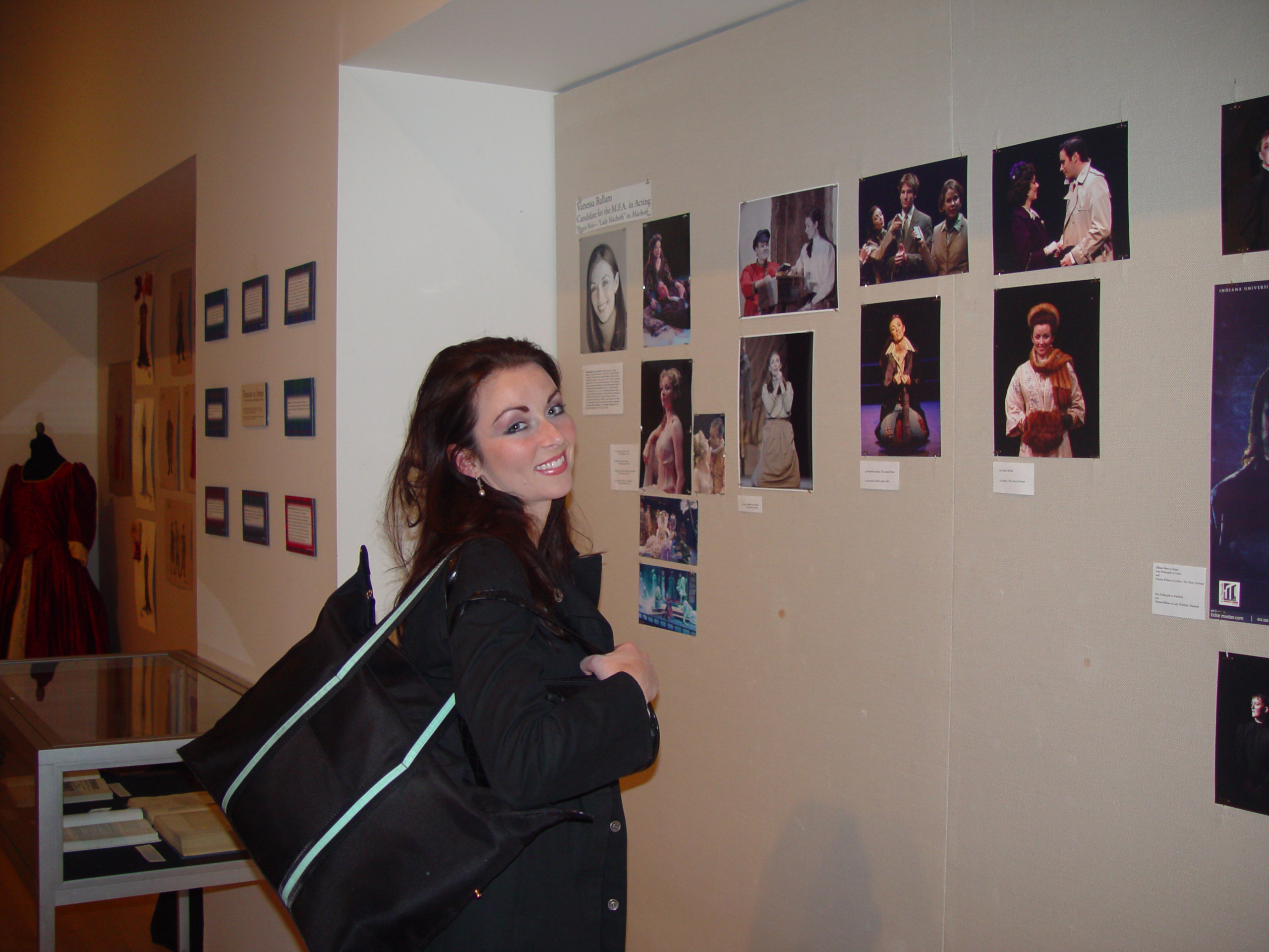 Trip to Bloomington, Indiana to see Vanessa in Macbeth