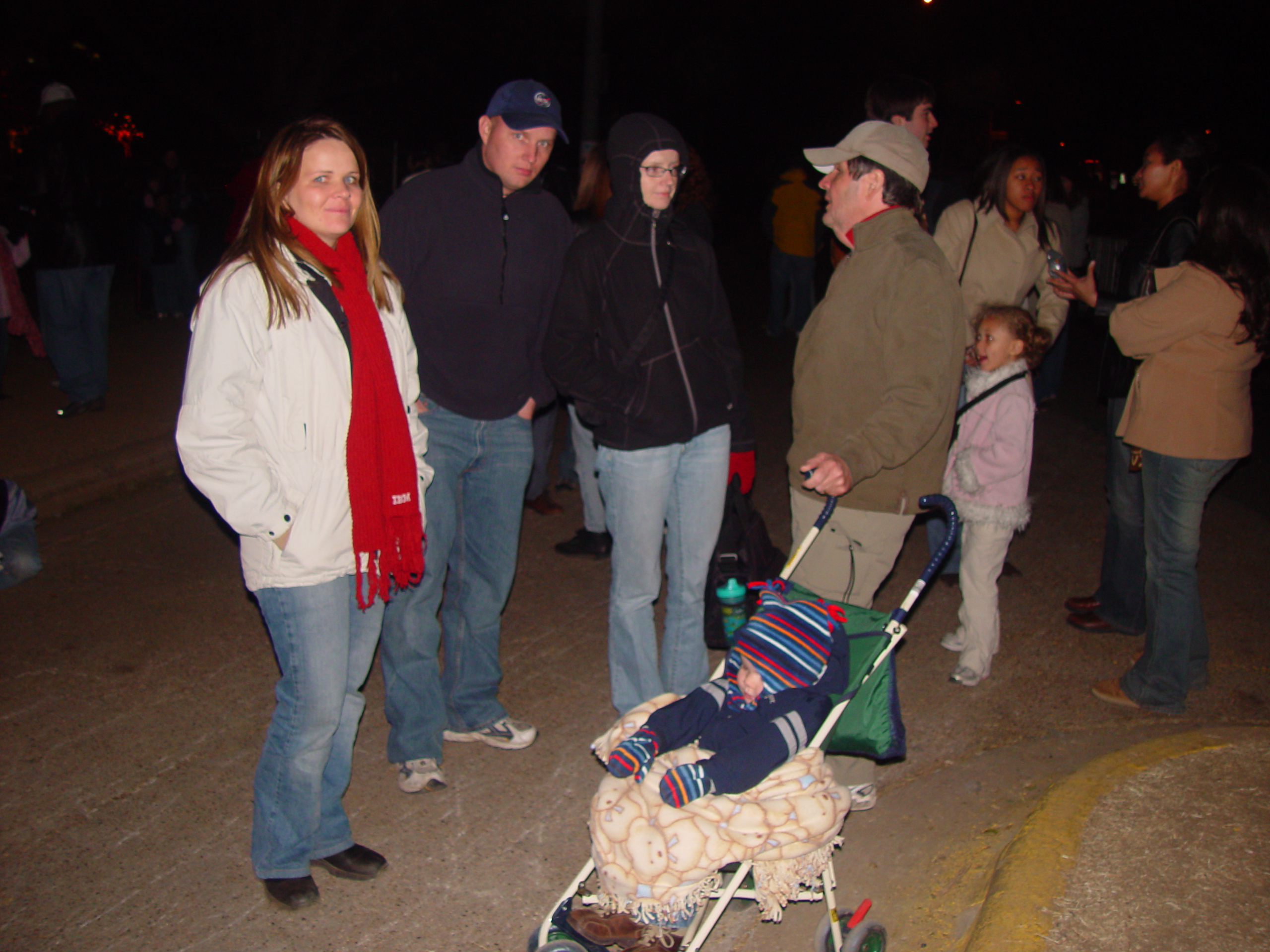 Christmas 2005 - Austin Trail of Lights, Making Cotton Candy