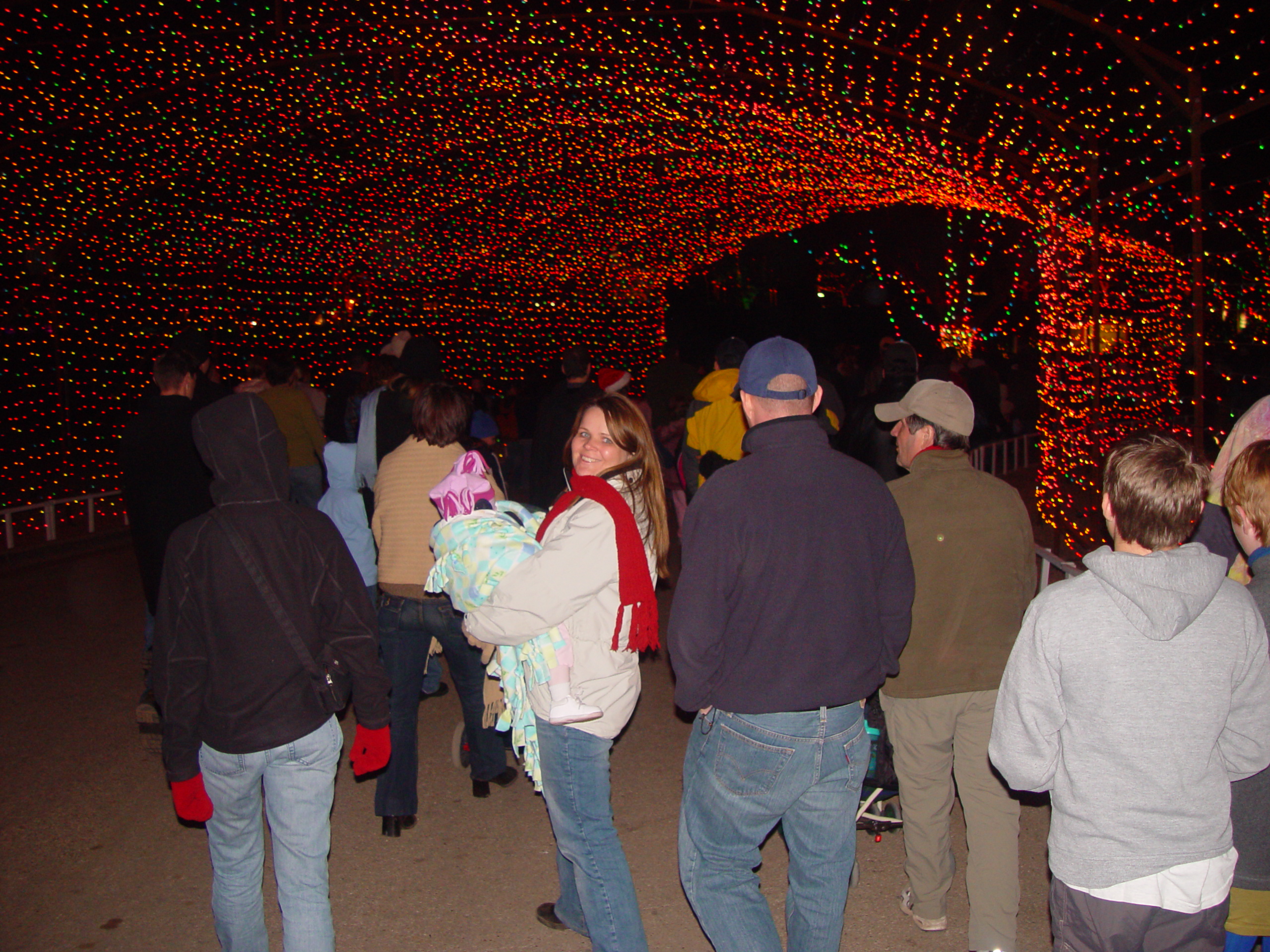 Christmas 2005 - Austin Trail of Lights, Making Cotton Candy