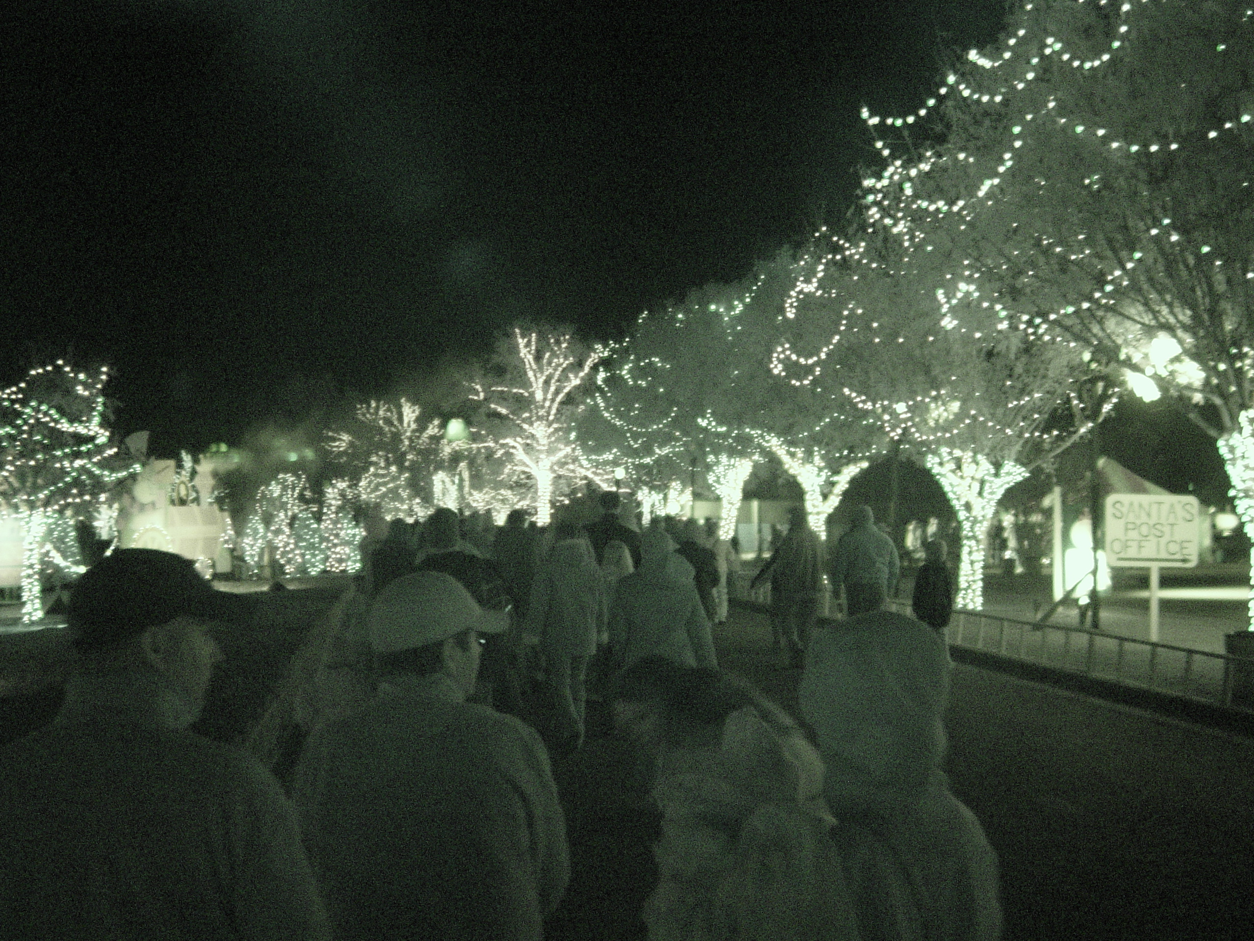 Christmas 2005 - Austin Trail of Lights, Making Cotton Candy