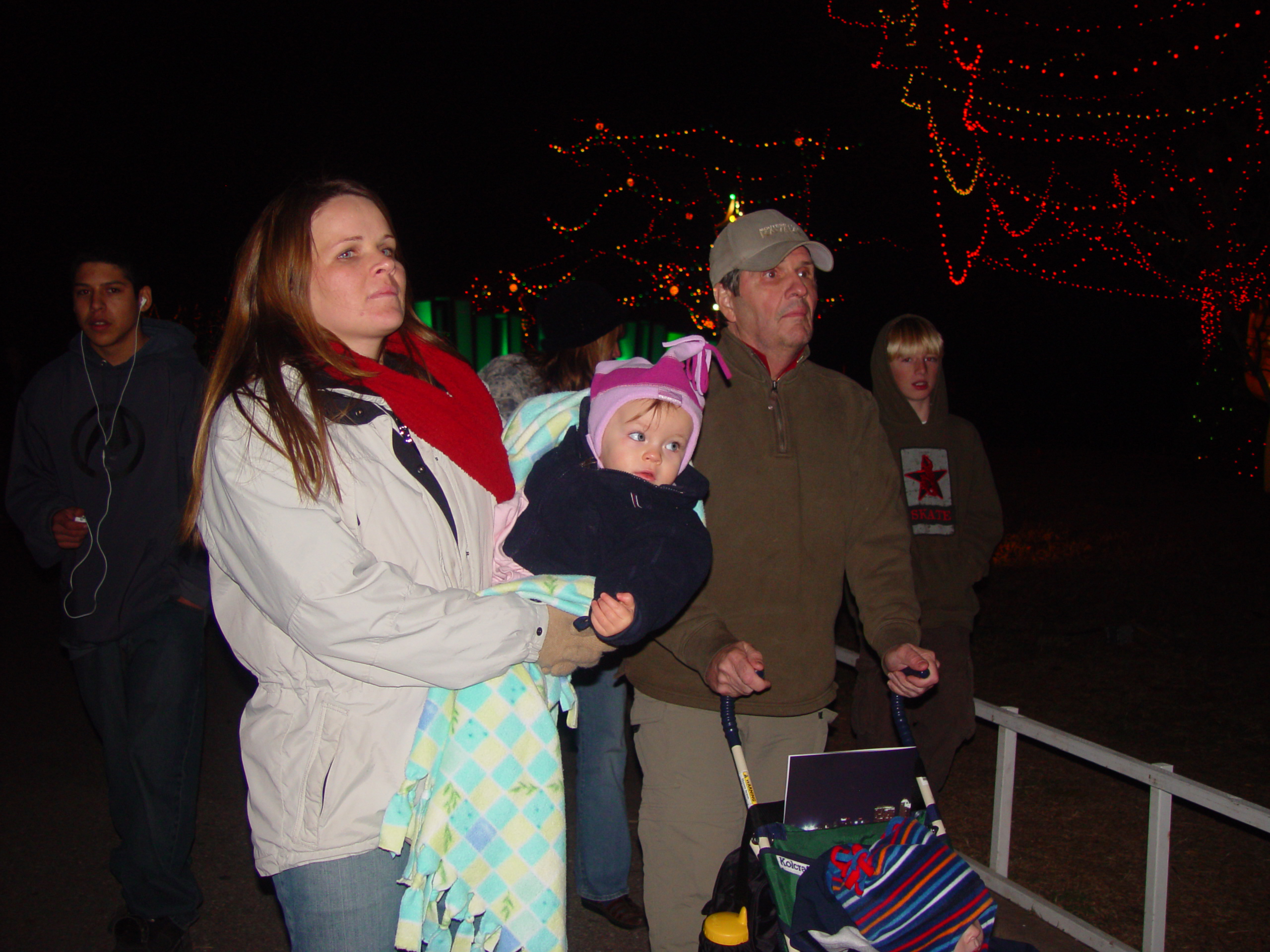 Christmas 2005 - Austin Trail of Lights, Making Cotton Candy