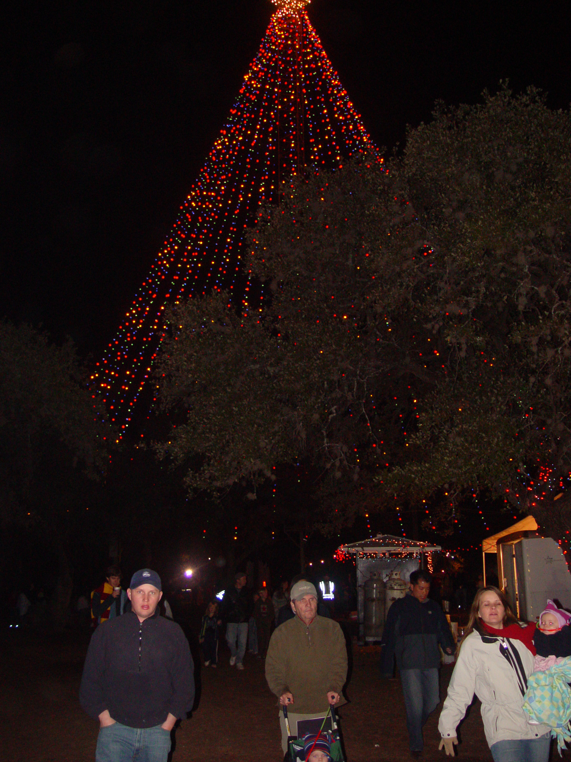 Christmas 2005 - Austin Trail of Lights, Making Cotton Candy