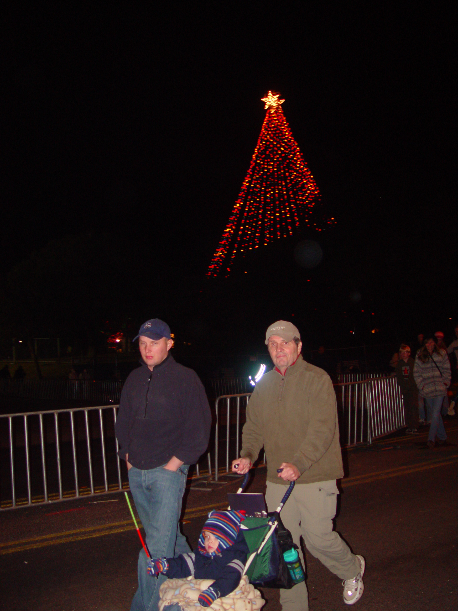 Christmas 2005 - Austin Trail of Lights, Making Cotton Candy