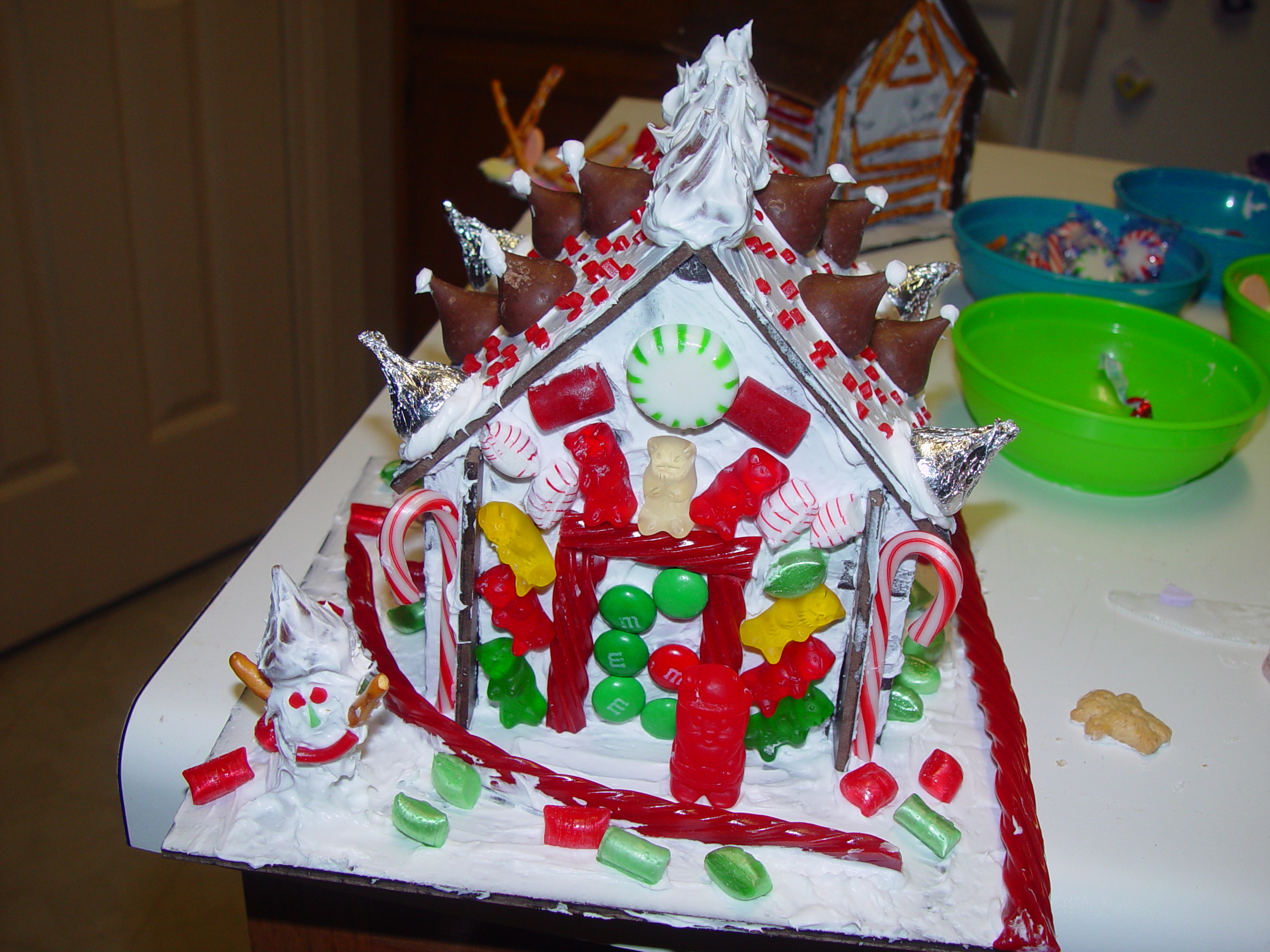 Christmas 2005 - Gingerbread Houses, Blue Bonnet Cafe, Santa's Make-Shift Sleigh