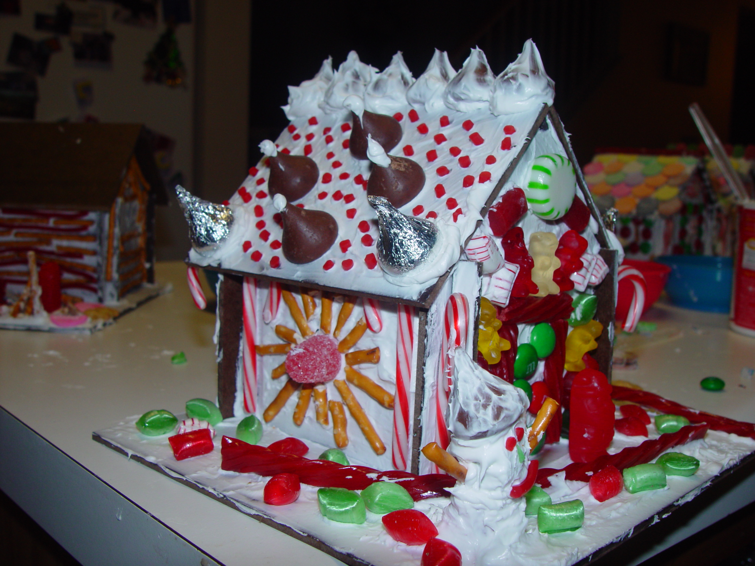 Christmas 2005 - Gingerbread Houses, Blue Bonnet Cafe, Santa's Make-Shift Sleigh