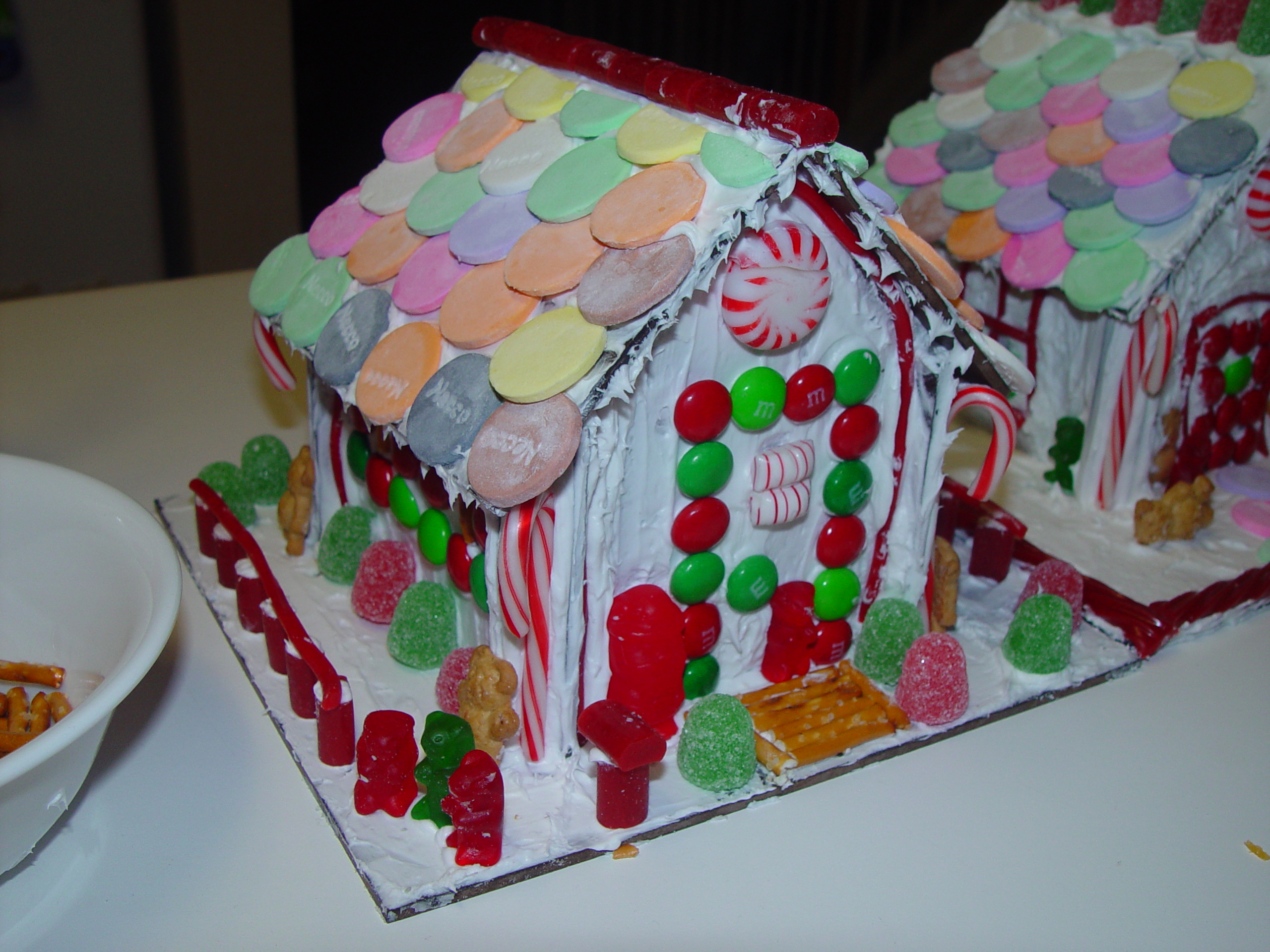 Christmas 2005 - Gingerbread Houses, Blue Bonnet Cafe, Santa's Make-Shift Sleigh