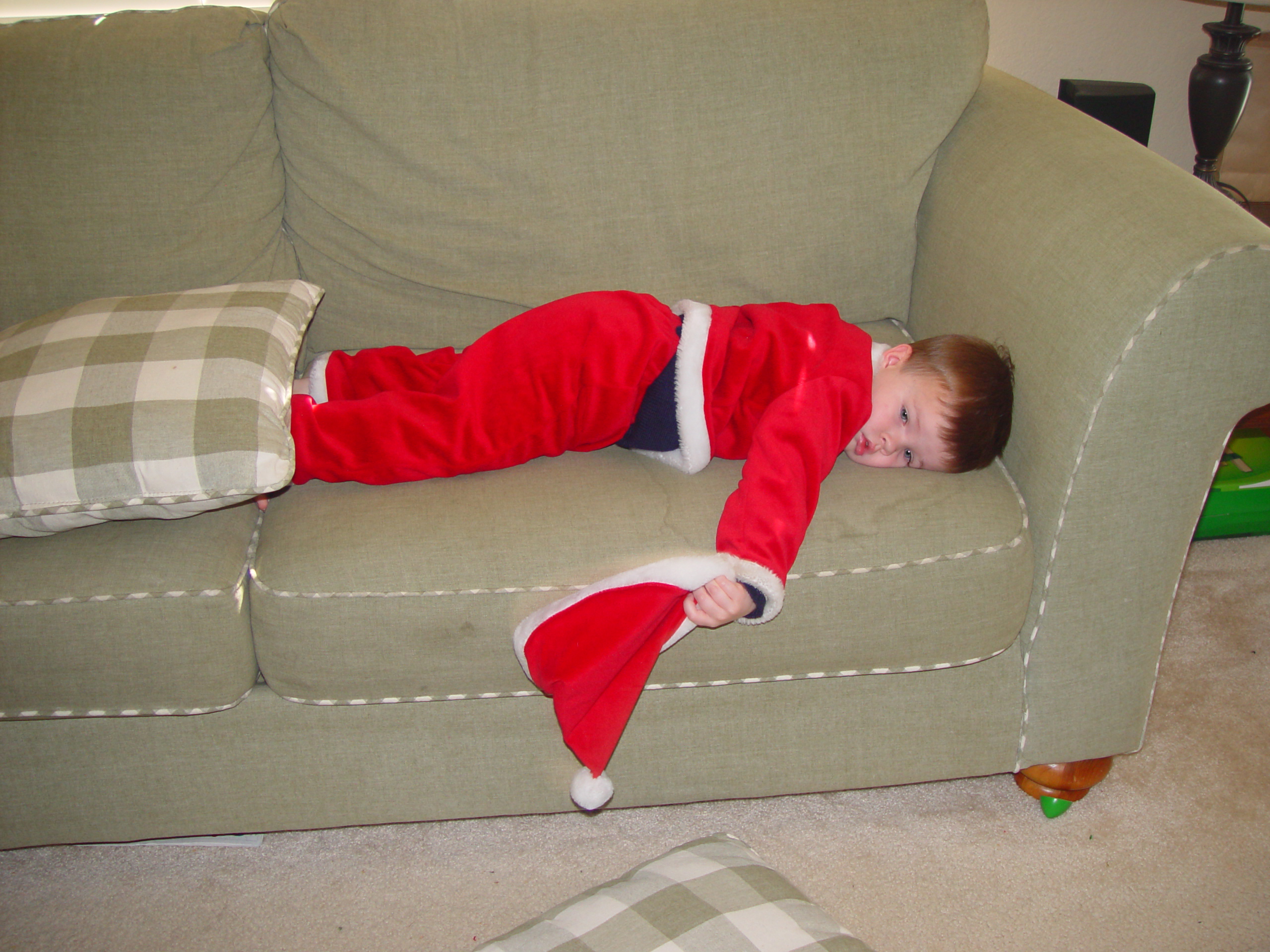 Christmas 2005 - Gingerbread Houses, Blue Bonnet Cafe, Santa's Make-Shift Sleigh